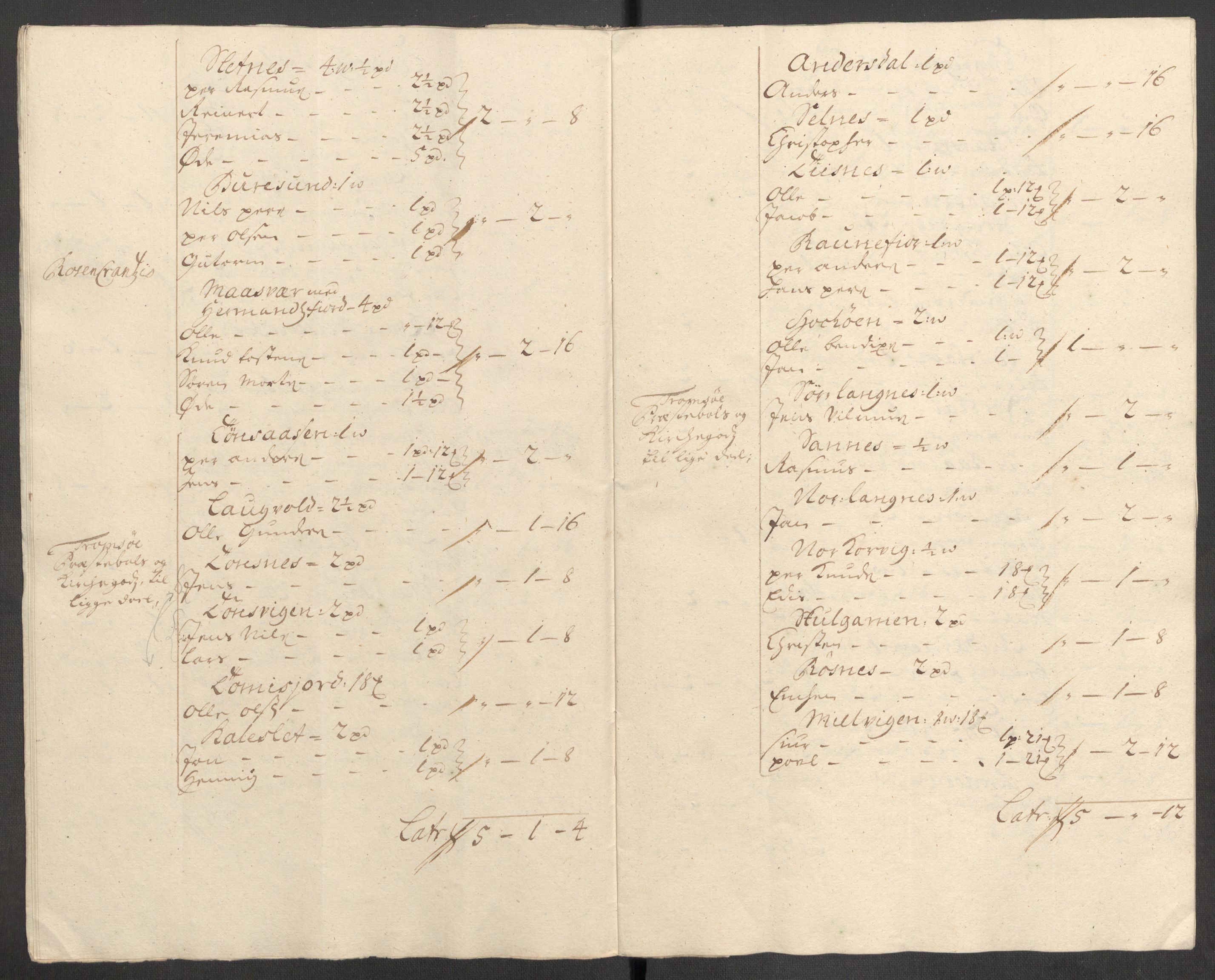 Rentekammeret inntil 1814, Reviderte regnskaper, Fogderegnskap, AV/RA-EA-4092/R68/L4757: Fogderegnskap Senja og Troms, 1708-1710, p. 184