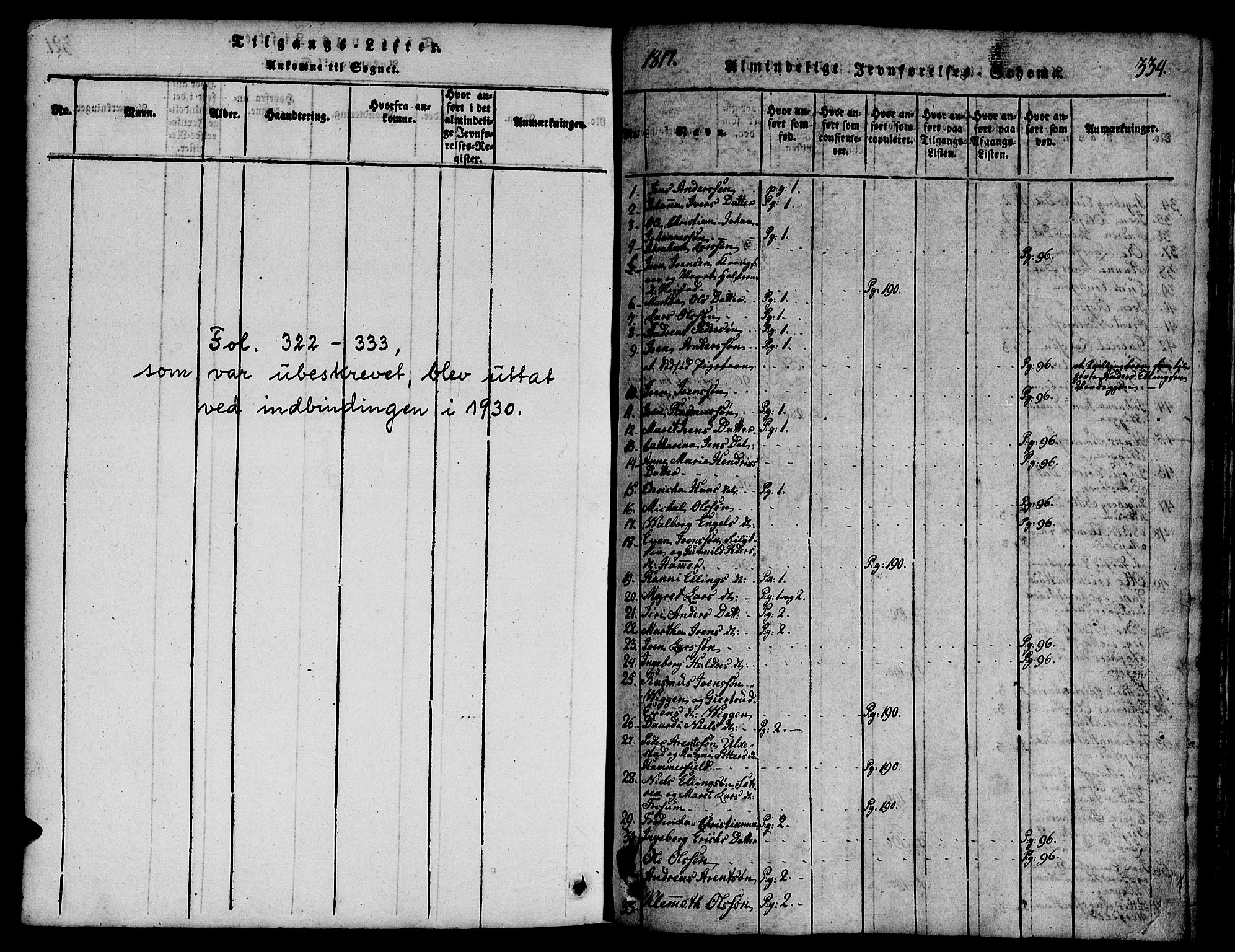Ministerialprotokoller, klokkerbøker og fødselsregistre - Sør-Trøndelag, SAT/A-1456/665/L0776: Parish register (copy) no. 665C01, 1817-1837, p. 334