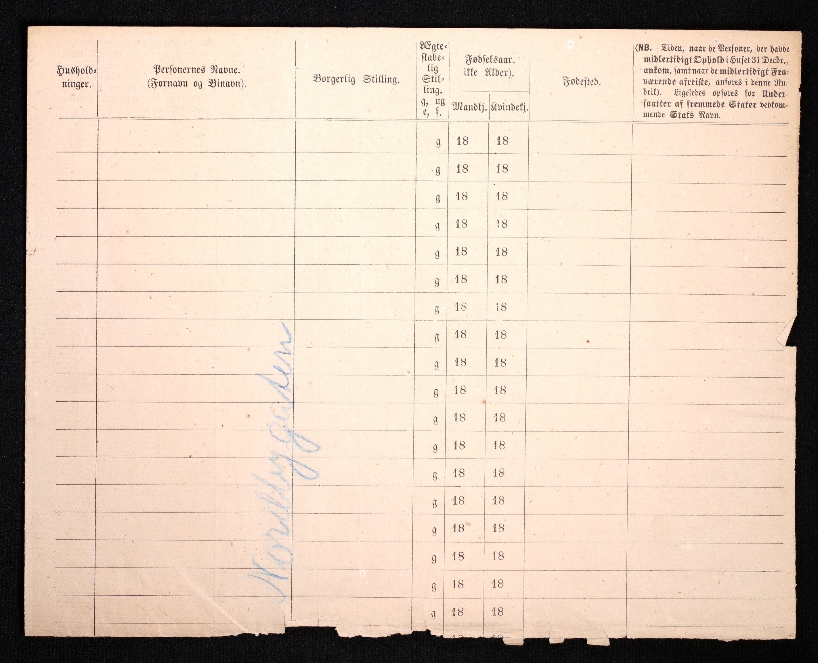 RA, 1870 census for 0301 Kristiania, 1870, p. 2524