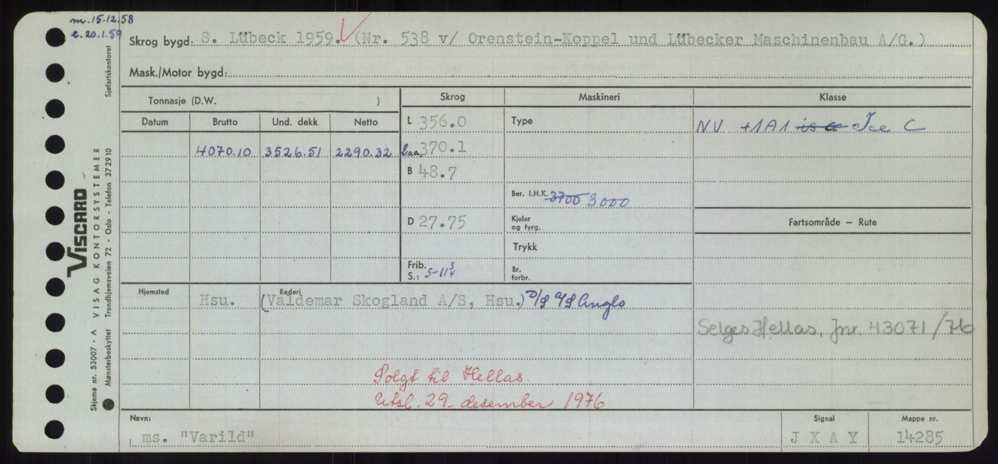 Sjøfartsdirektoratet med forløpere, Skipsmålingen, AV/RA-S-1627/H/Hd/L0040: Fartøy, U-Ve, p. 377