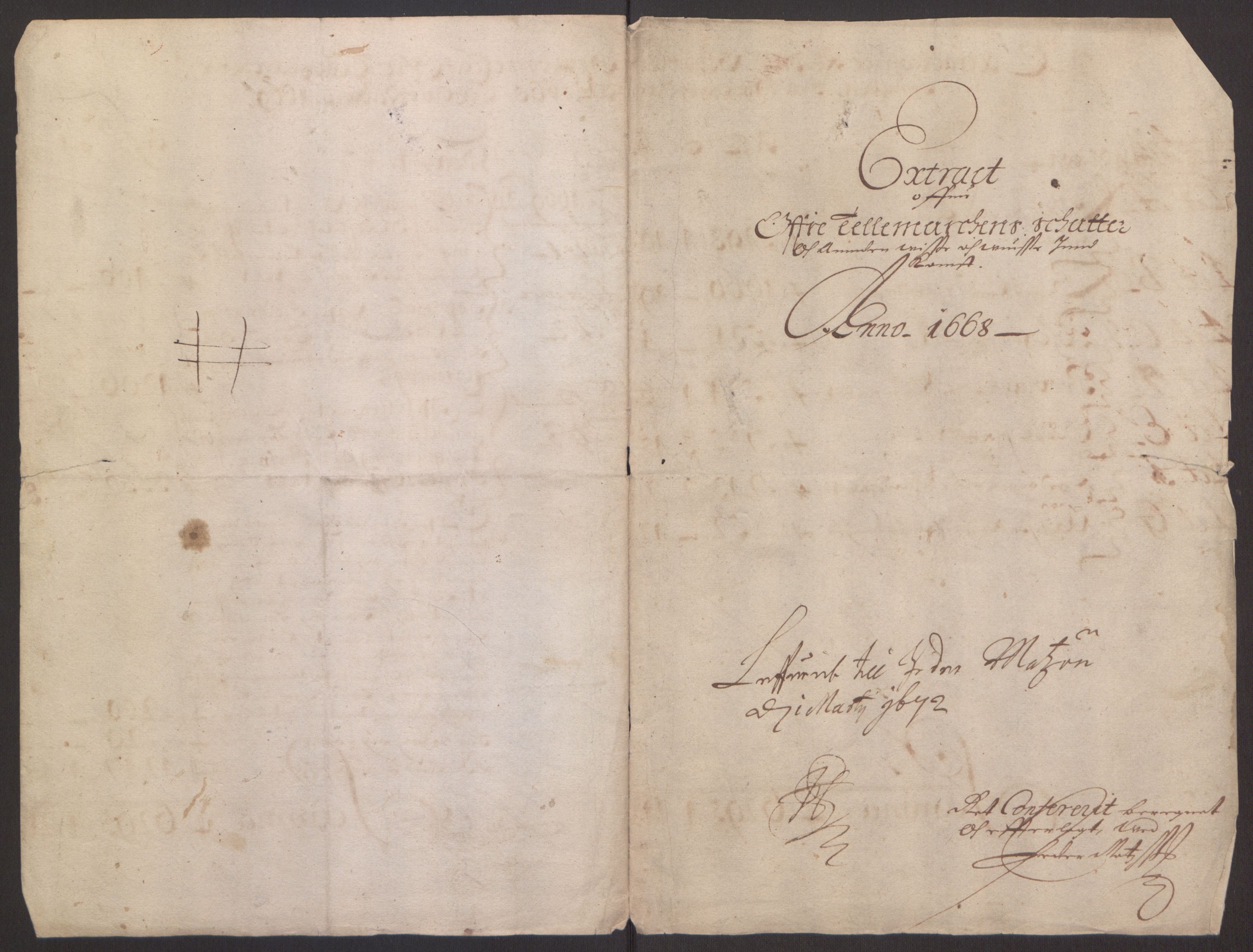 Rentekammeret inntil 1814, Reviderte regnskaper, Fogderegnskap, RA/EA-4092/R35/L2059: Fogderegnskap Øvre og Nedre Telemark, 1668-1670, p. 3