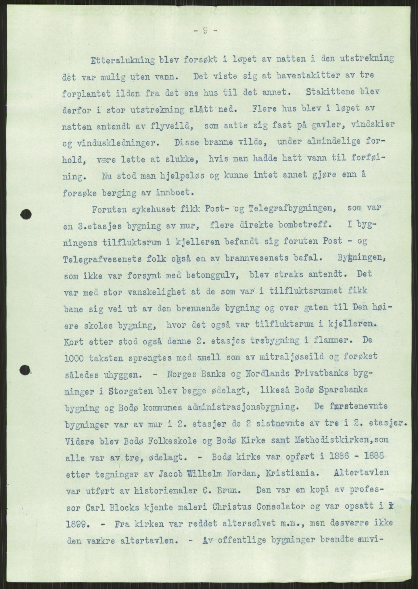 Forsvaret, Forsvarets krigshistoriske avdeling, AV/RA-RAFA-2017/Y/Ya/L0017: II-C-11-31 - Fylkesmenn.  Rapporter om krigsbegivenhetene 1940., 1940, p. 80