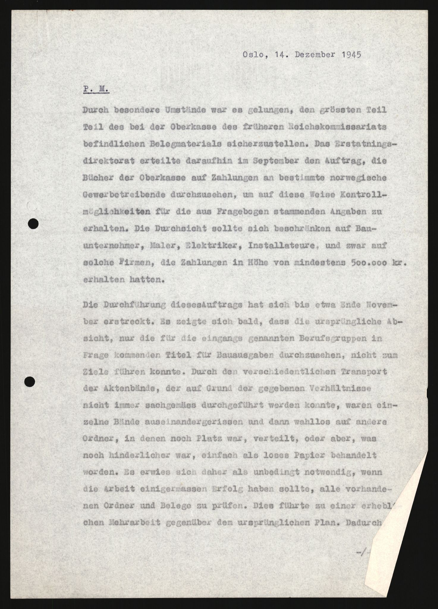 Forsvarets Overkommando. 2 kontor. Arkiv 11.4. Spredte tyske arkivsaker, AV/RA-RAFA-7031/D/Dar/Darb/L0004: Reichskommissariat - Hauptabteilung Vervaltung og Hauptabteilung Volkswirtschaft, 1940-1945, p. 120