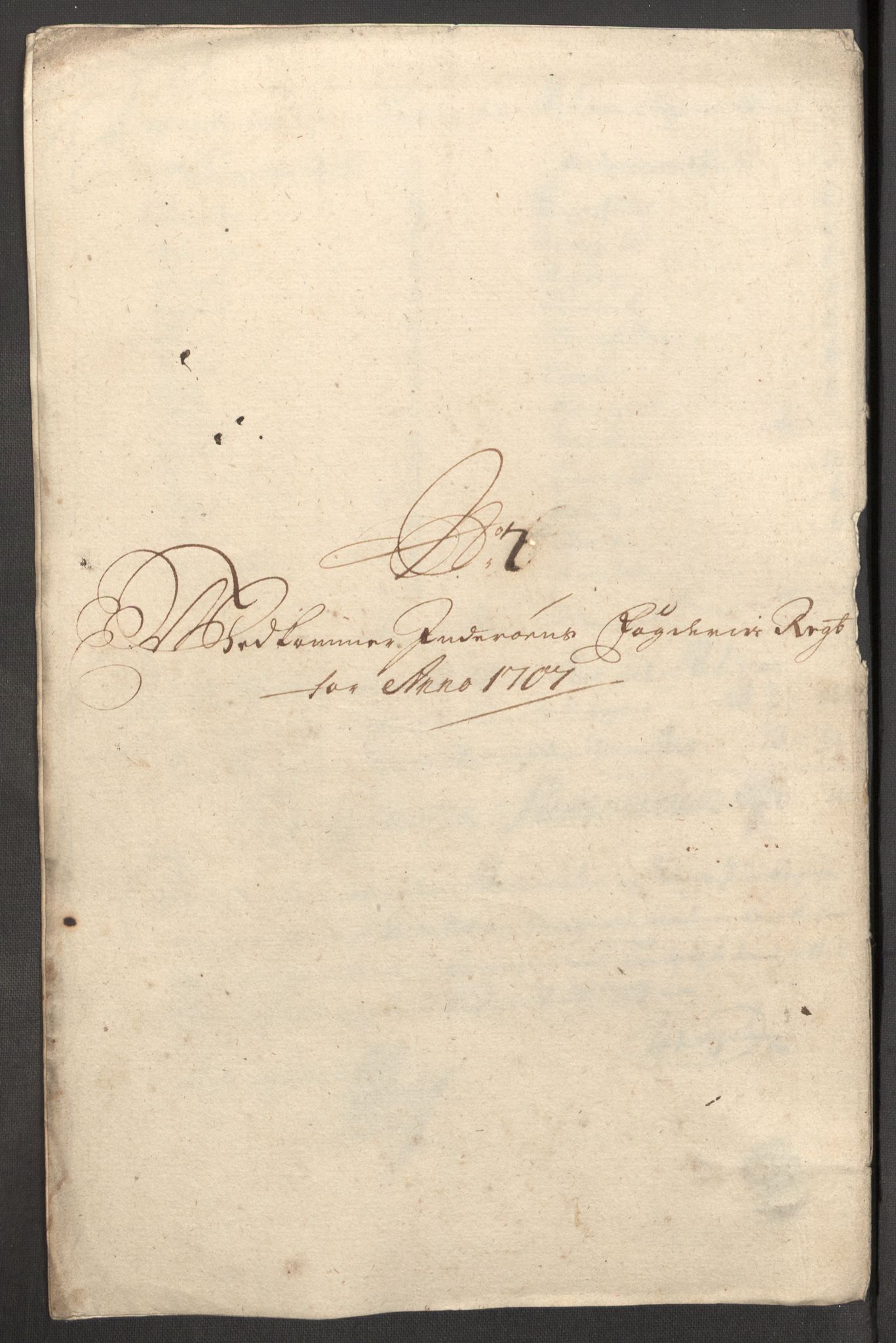 Rentekammeret inntil 1814, Reviderte regnskaper, Fogderegnskap, AV/RA-EA-4092/R63/L4315: Fogderegnskap Inderøy, 1706-1707, p. 408