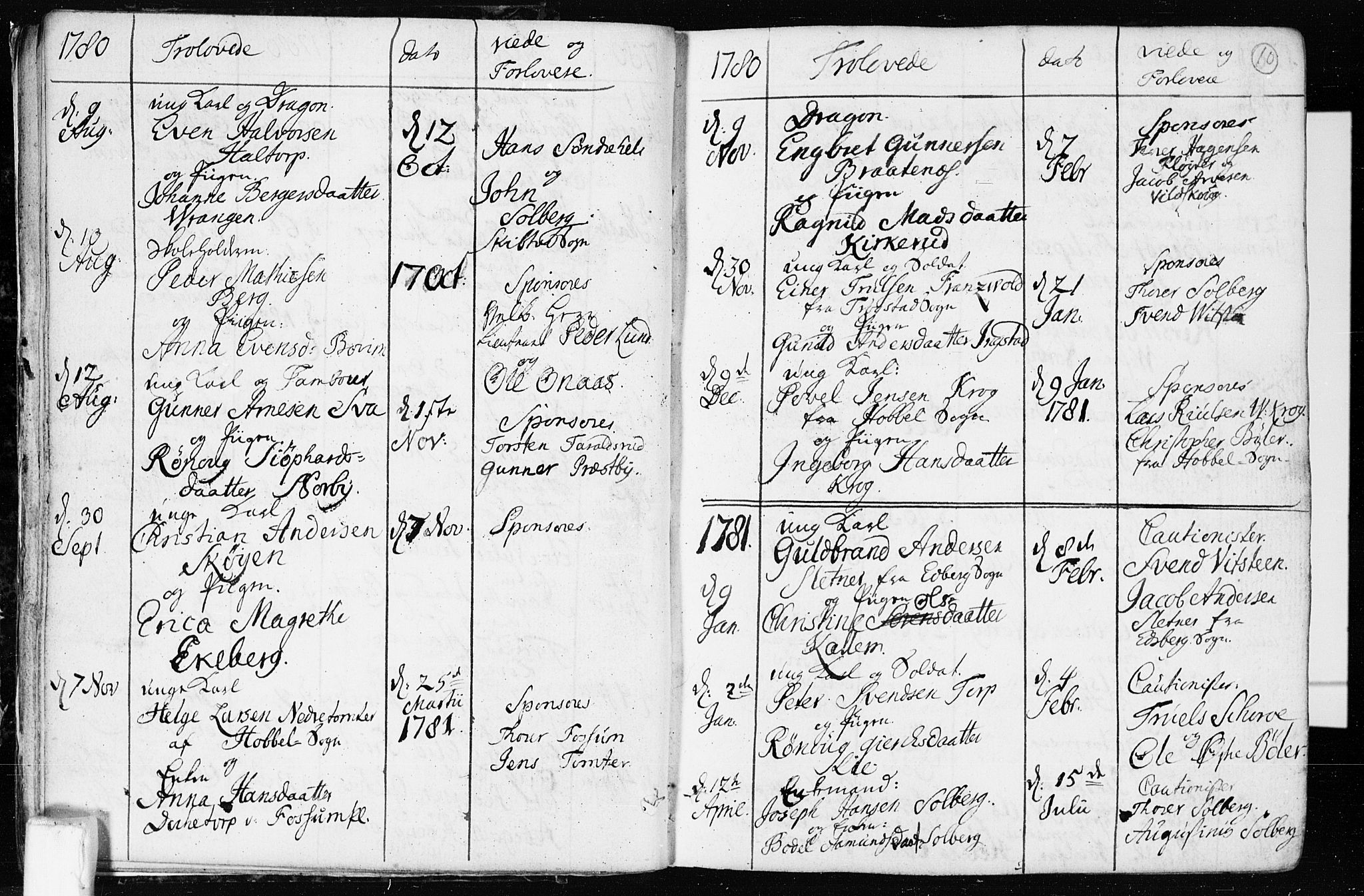 Spydeberg prestekontor Kirkebøker, AV/SAO-A-10924/F/Fa/L0003: Parish register (official) no. I 3, 1778-1814, p. 10