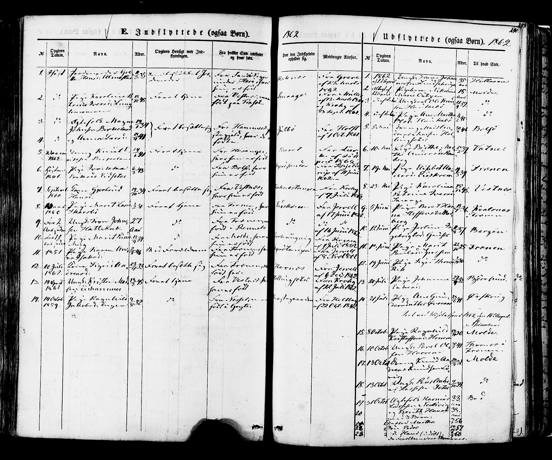 Ministerialprotokoller, klokkerbøker og fødselsregistre - Møre og Romsdal, SAT/A-1454/560/L0719: Parish register (official) no. 560A03, 1845-1872, p. 290