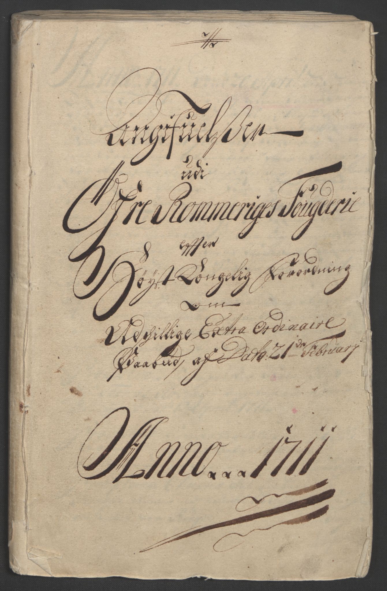 Rentekammeret inntil 1814, Reviderte regnskaper, Fogderegnskap, RA/EA-4092/R12/L0721: Fogderegnskap Øvre Romerike, 1711, p. 3