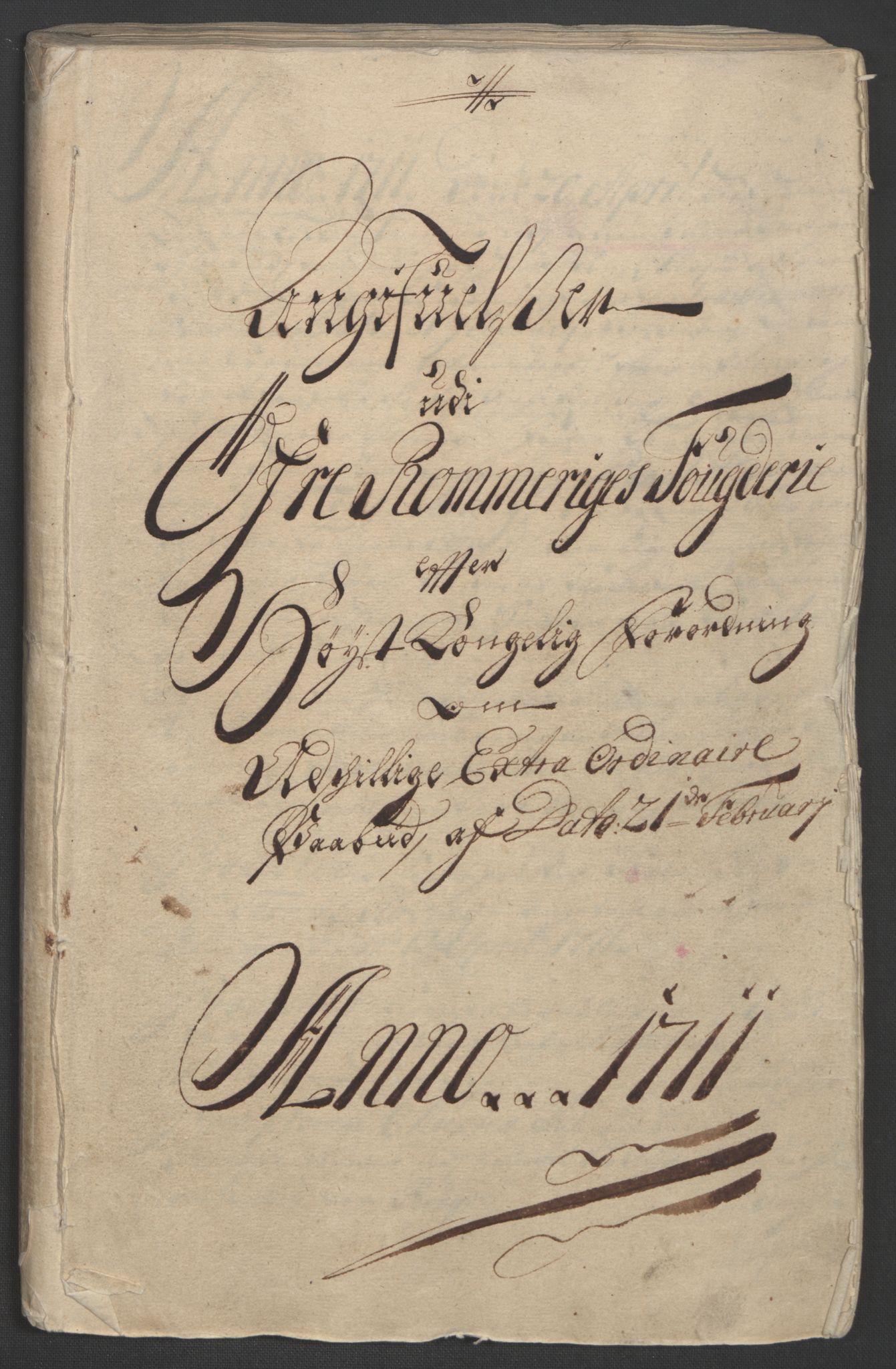 Rentekammeret inntil 1814, Reviderte regnskaper, Fogderegnskap, AV/RA-EA-4092/R12/L0721: Fogderegnskap Øvre Romerike, 1711, p. 3