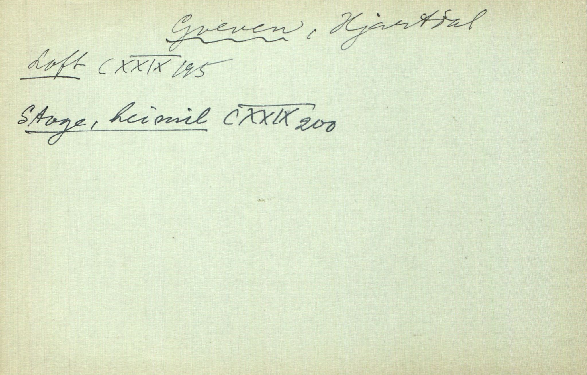 Rikard Berge, TEMU/TGM-A-1003/I/L0007: Personregister- G, 1910-1950