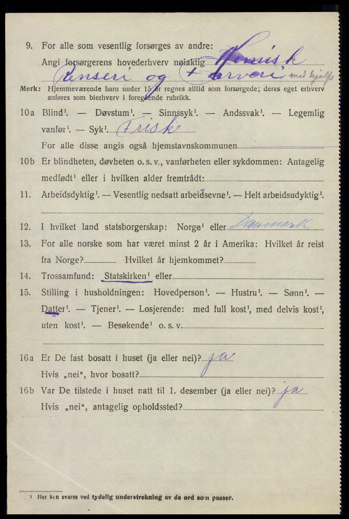 SAO, 1920 census for Moss land district, 1920, p. 6302