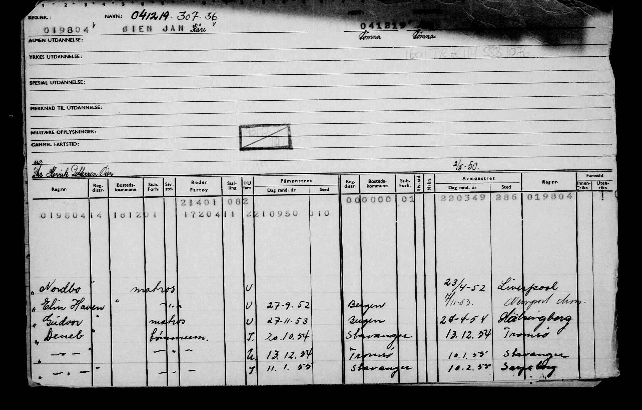 Direktoratet for sjømenn, AV/RA-S-3545/G/Gb/L0174: Hovedkort, 1919, p. 341