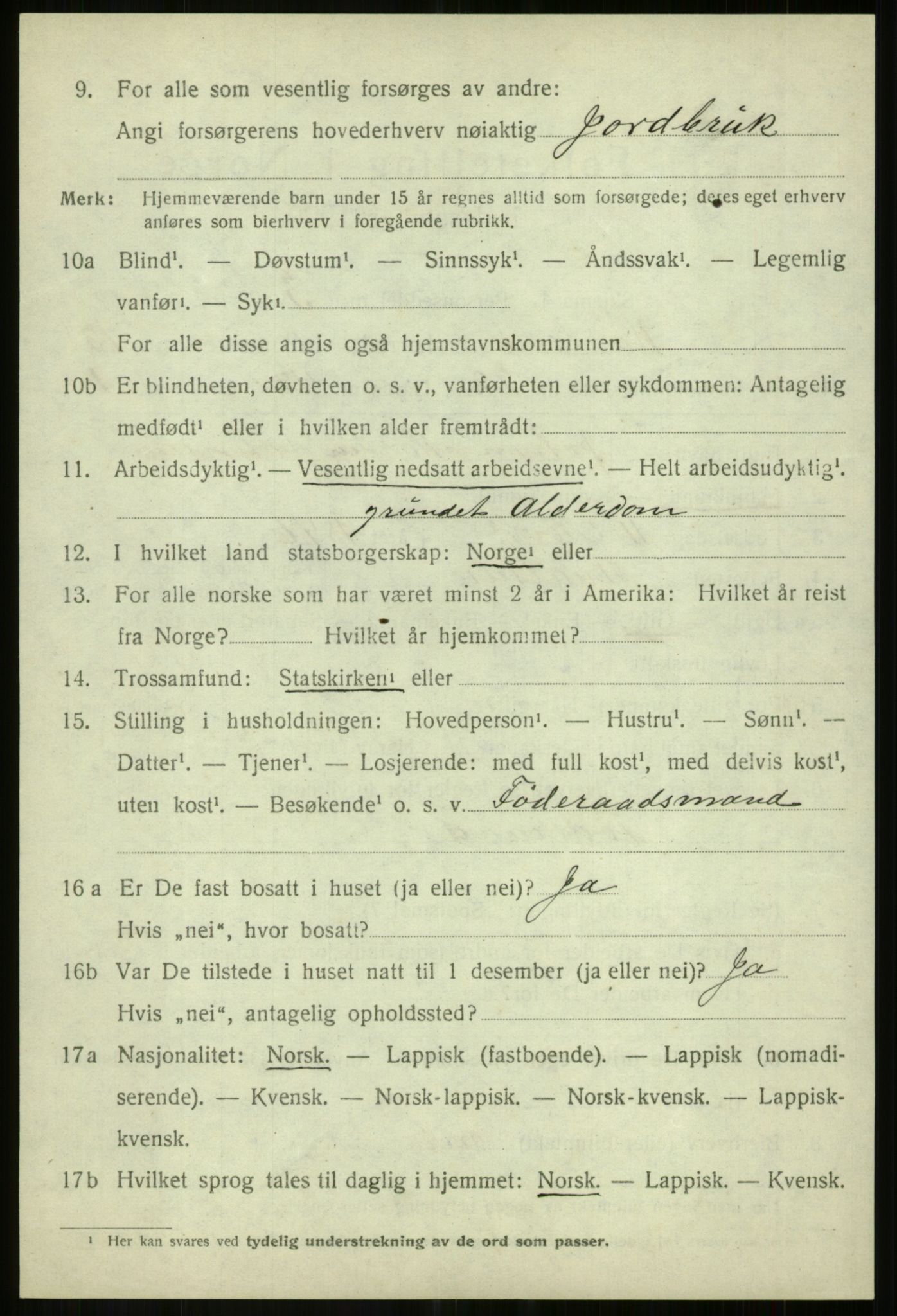 SATØ, 1920 census for Målselv, 1920, p. 6984