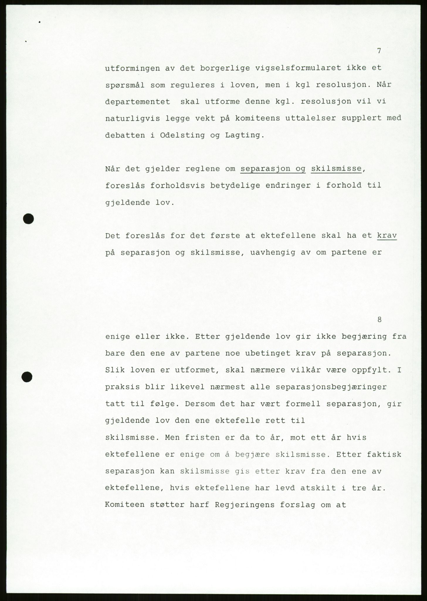 Det Norske Forbundet av 1948/Landsforeningen for Lesbisk og Homofil Frigjøring, AV/RA-PA-1216/D/Da/L0001: Partnerskapsloven, 1990-1993, p. 291