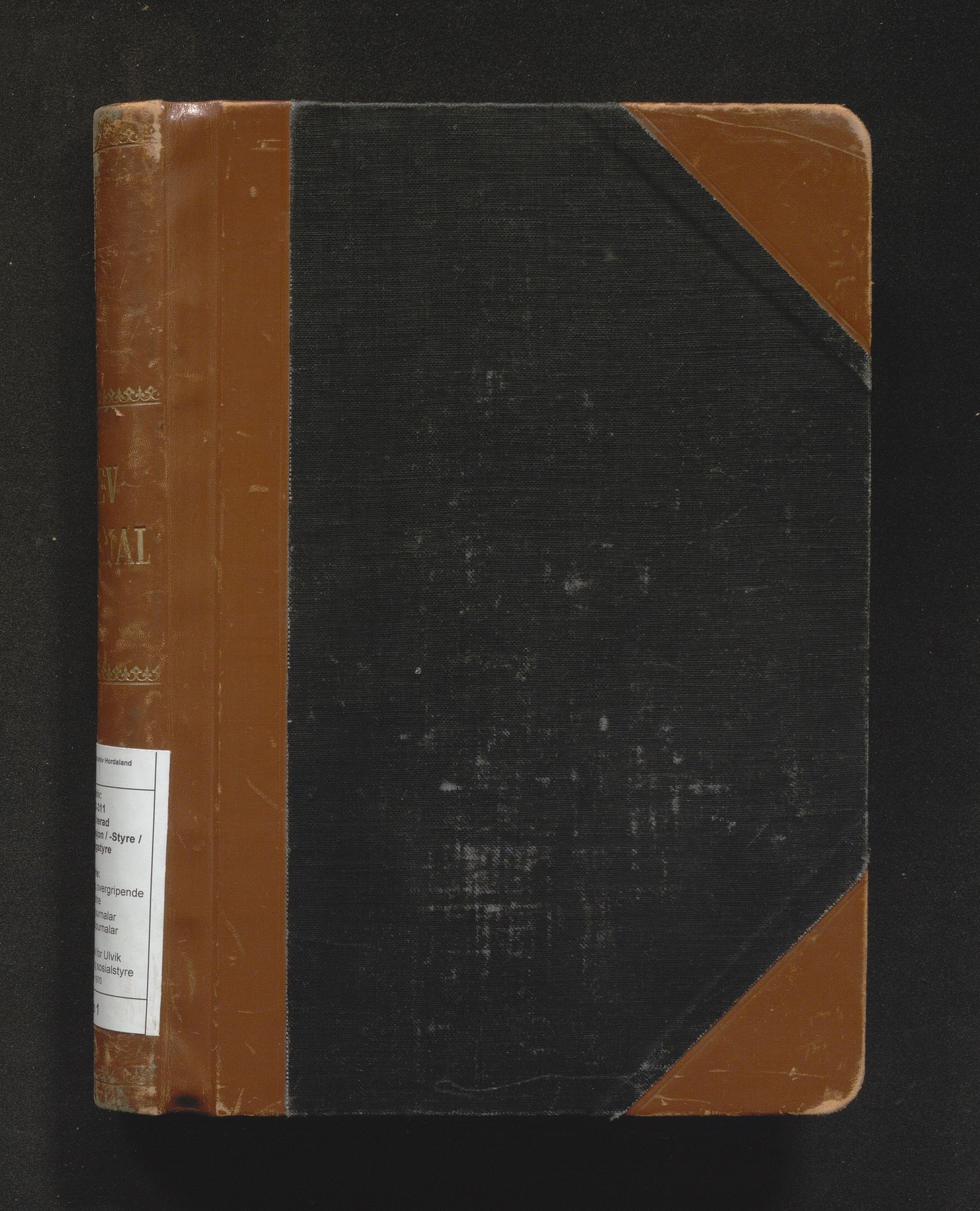 Ulvik herad. Fattigstyret, IKAH/1233-311/C/Ca/Cab/L0001: Postjournal for Ulvik forsorgstyre og sosialstyre, 1956-1970