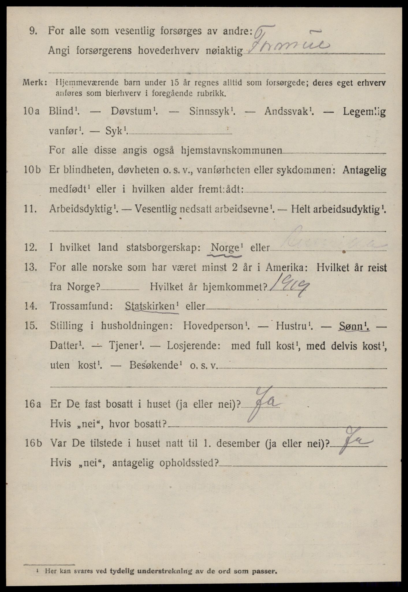 SAT, 1920 census for Ørskog, 1920, p. 3015