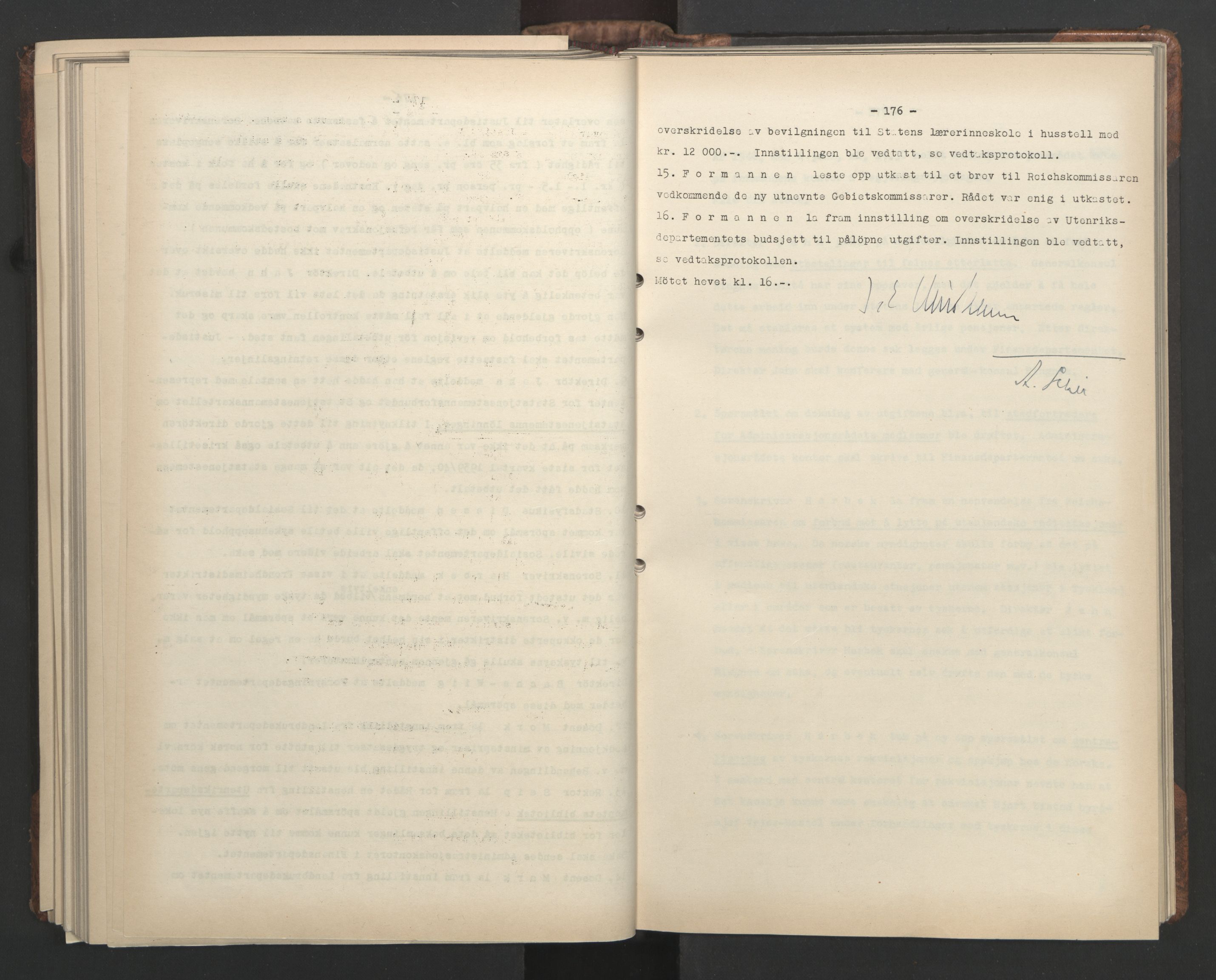 Administrasjonsrådet, AV/RA-S-1004/A/L0001: Møteprotokoll med tillegg 15/4-25/9, 1940, p. 176