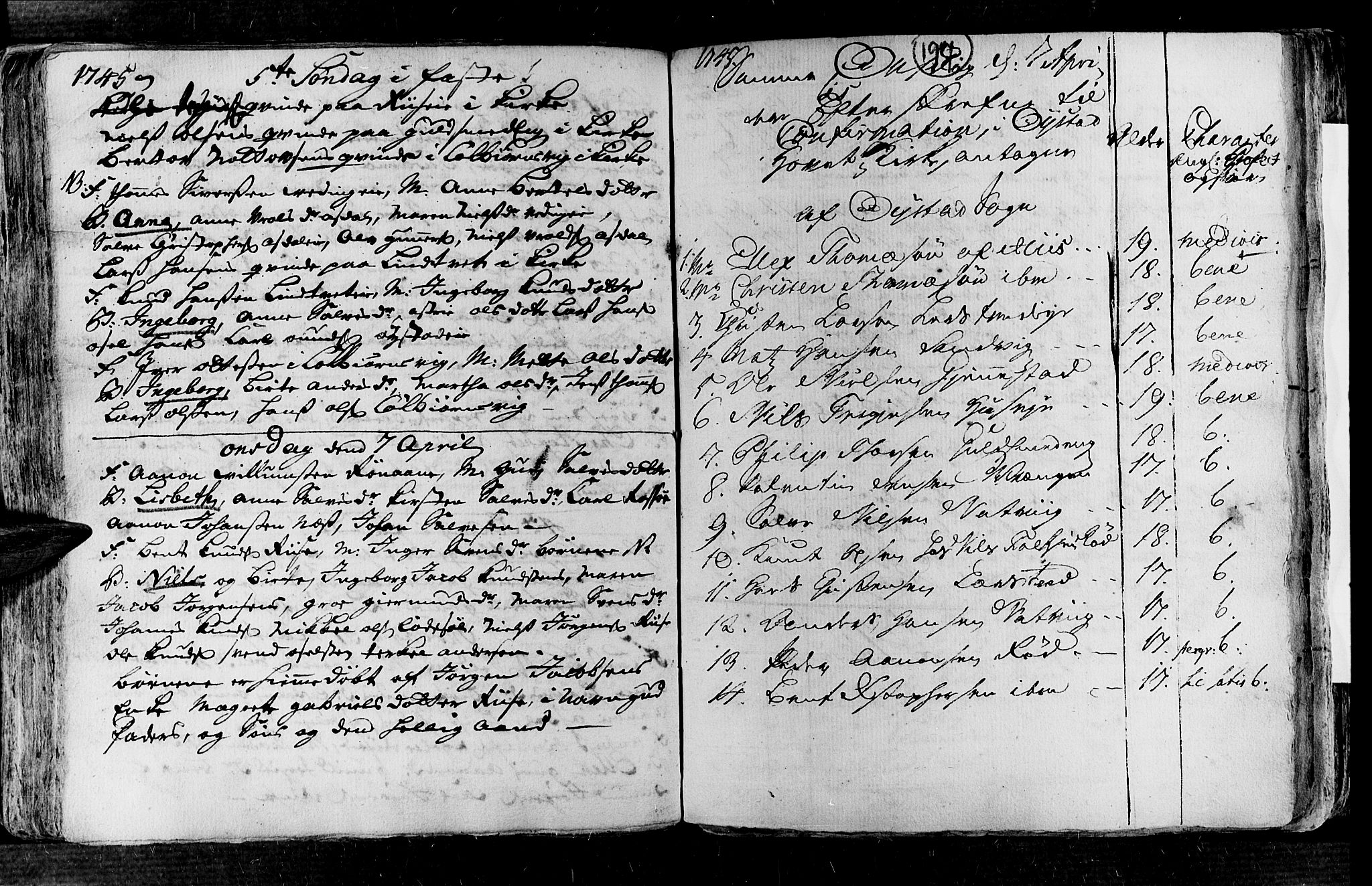 Øyestad sokneprestkontor, AV/SAK-1111-0049/F/Fa/L0004: Parish register (official) no. A 4, 1730-1750, p. 197