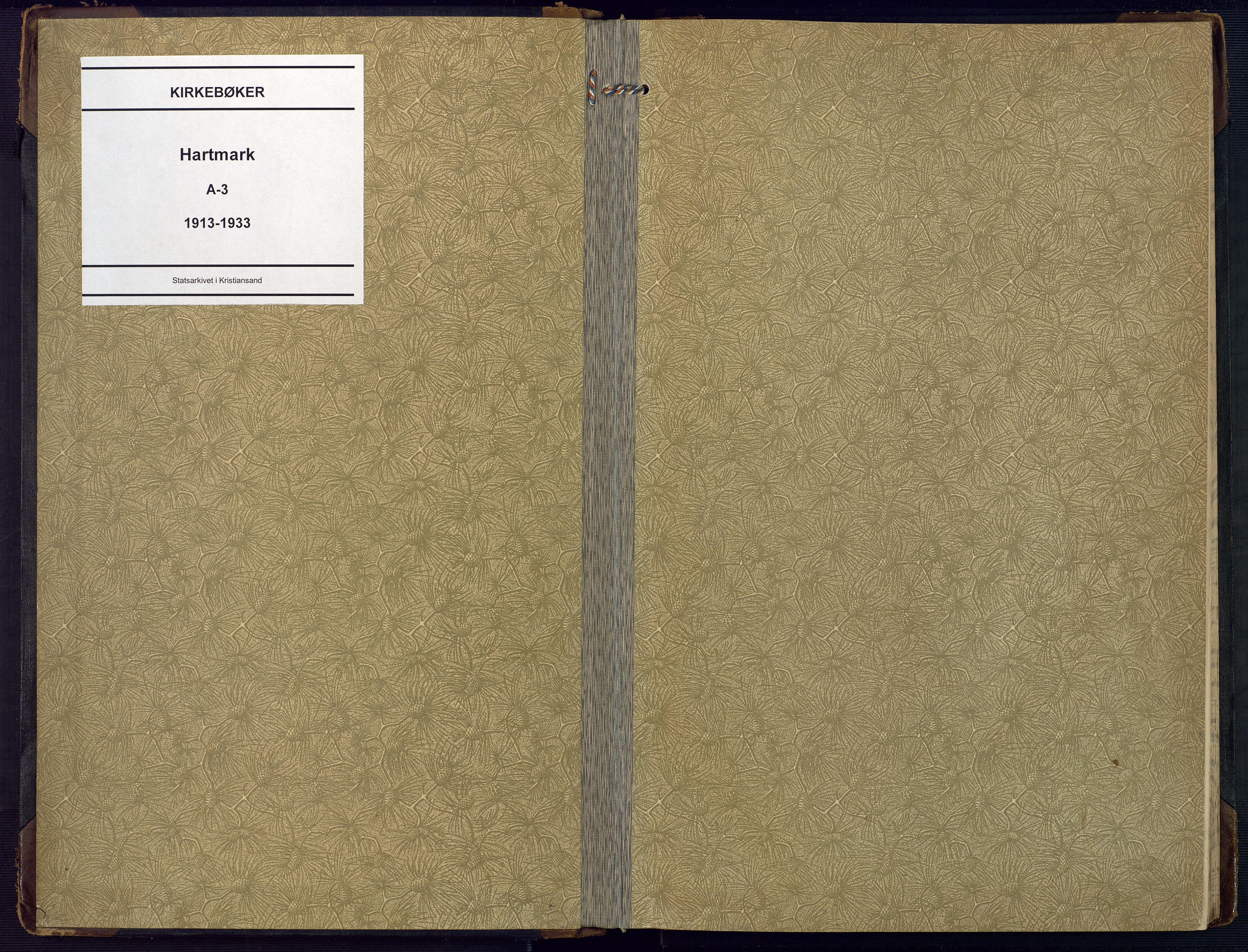 Mandal sokneprestkontor, SAK/1111-0030/F/Fa/Fab/L0003: Parish register (official) no. A 3, 1913-1933