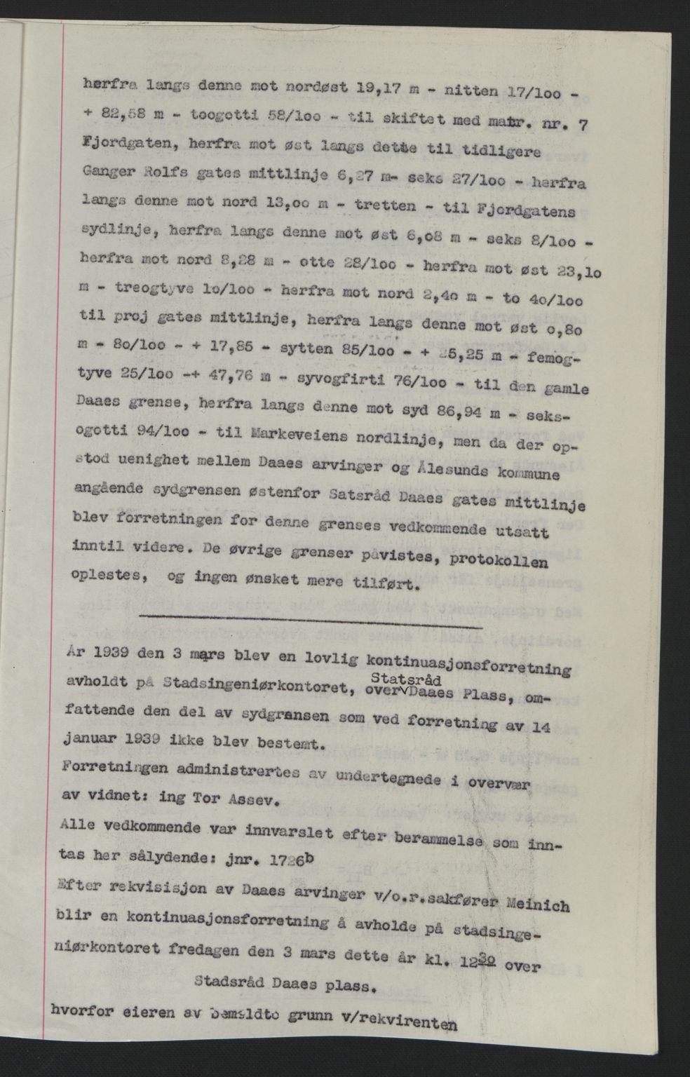 Ålesund byfogd, AV/SAT-A-4384: Mortgage book no. 34 II, 1938-1940, Diary no: : 363/1939