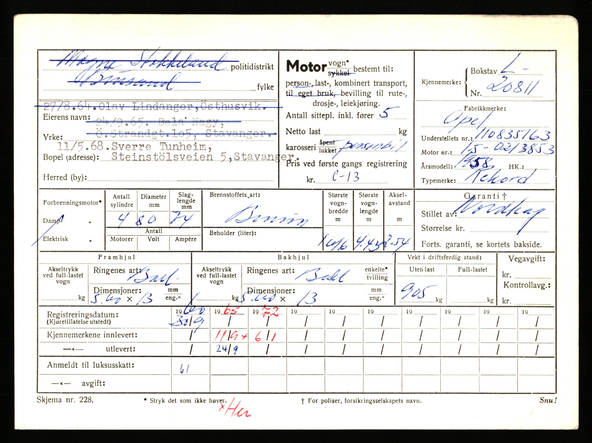 Stavanger trafikkstasjon, AV/SAST-A-101942/0/F/L0037: L-20500 - L-21499, 1930-1971, p. 1089