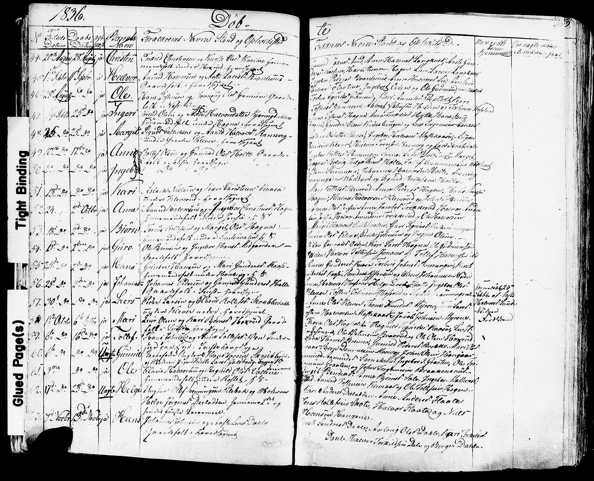 Sauherad kirkebøker, AV/SAKO-A-298/F/Fa/L0006: Parish register (official) no. I 6, 1827-1850, p. 57