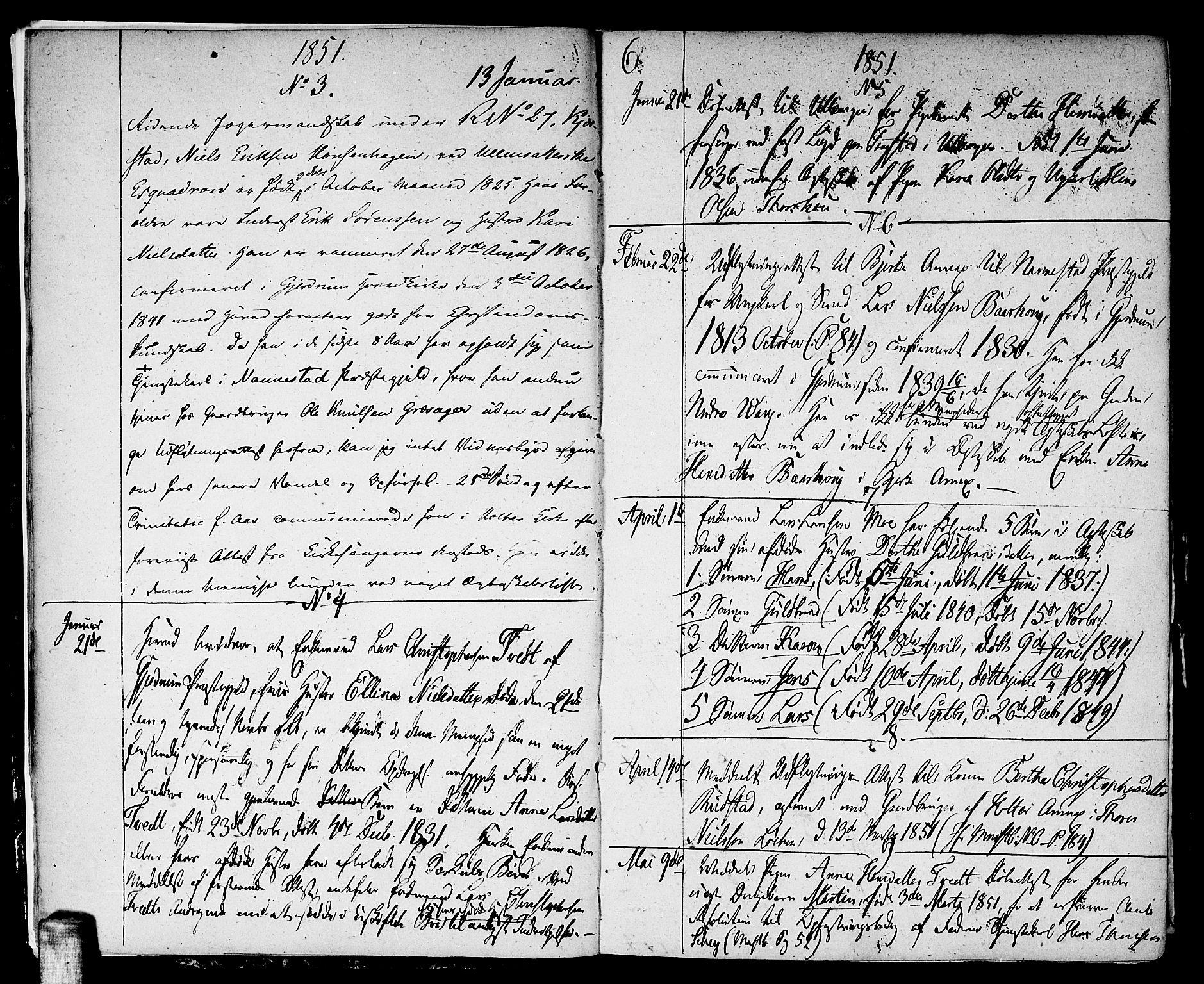 Gjerdrum prestekontor Kirkebøker, AV/SAO-A-10412b/F/Fa/L0003: Parish register (official) no. I 3, 1798-1815, p. 6