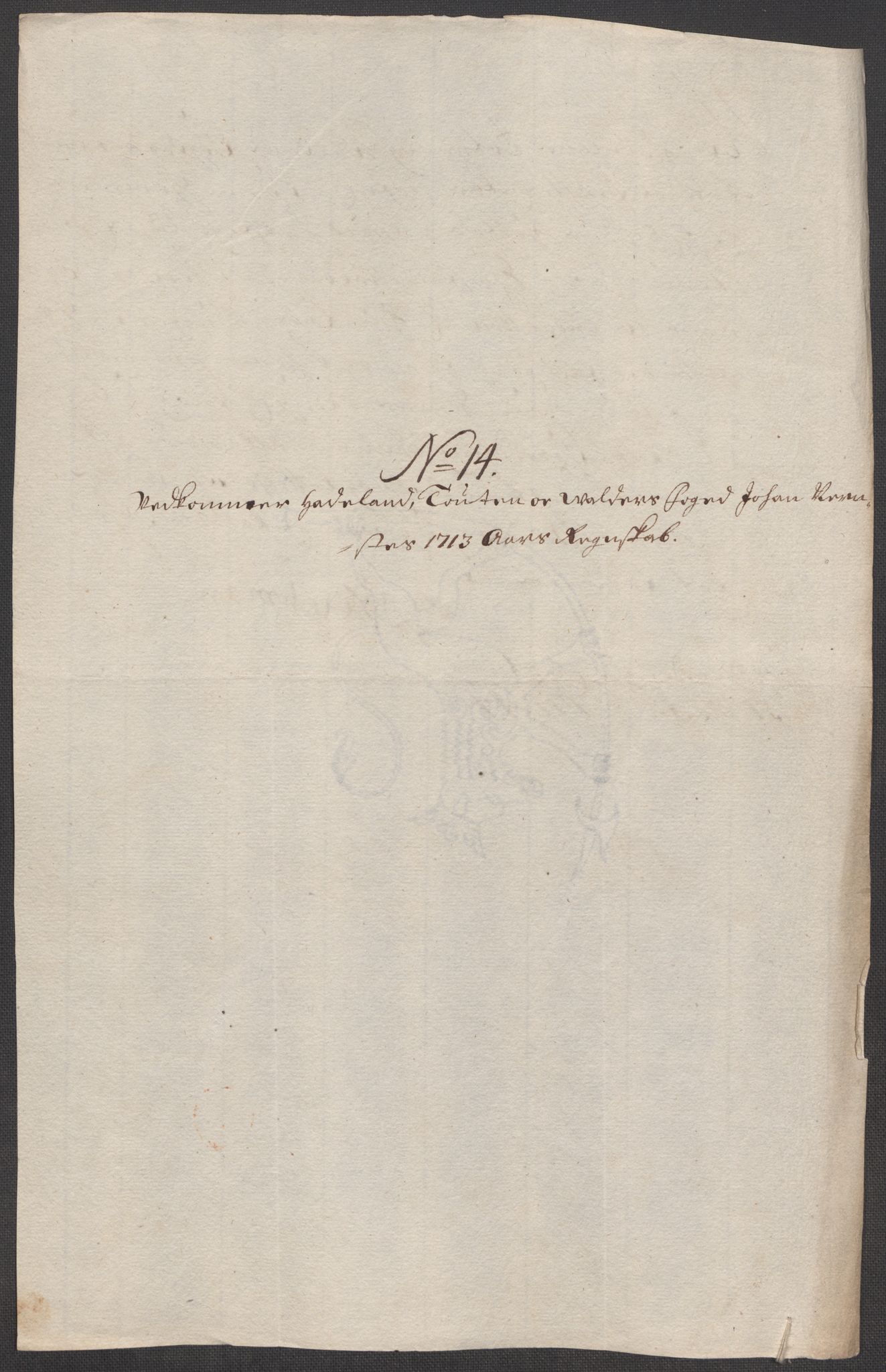 Rentekammeret inntil 1814, Reviderte regnskaper, Fogderegnskap, AV/RA-EA-4092/R18/L1311: Fogderegnskap Hadeland, Toten og Valdres, 1713, p. 181