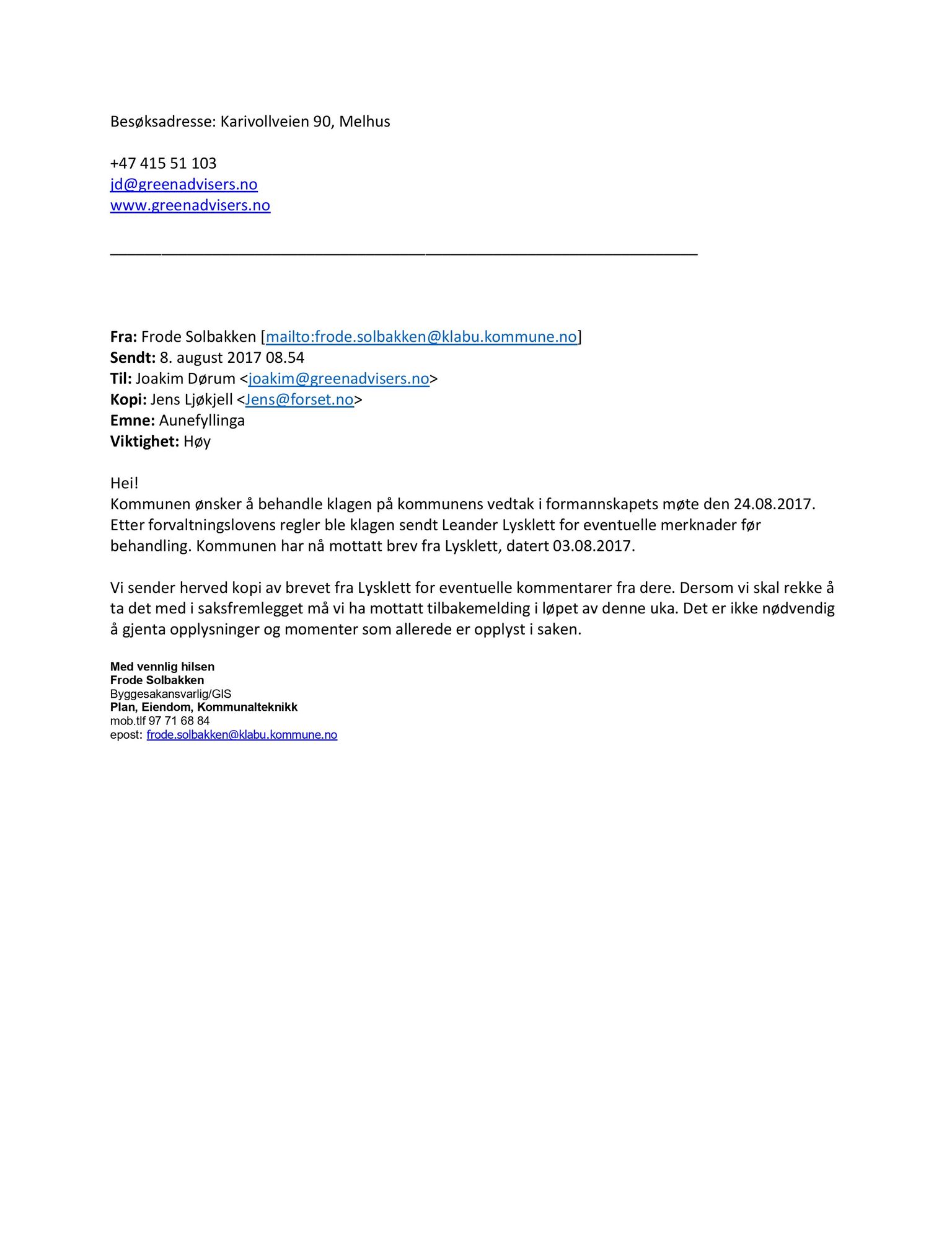 Klæbu Kommune, TRKO/KK/02-FS/L010: Formannsskapet - Møtedokumenter, 2017, p. 2340