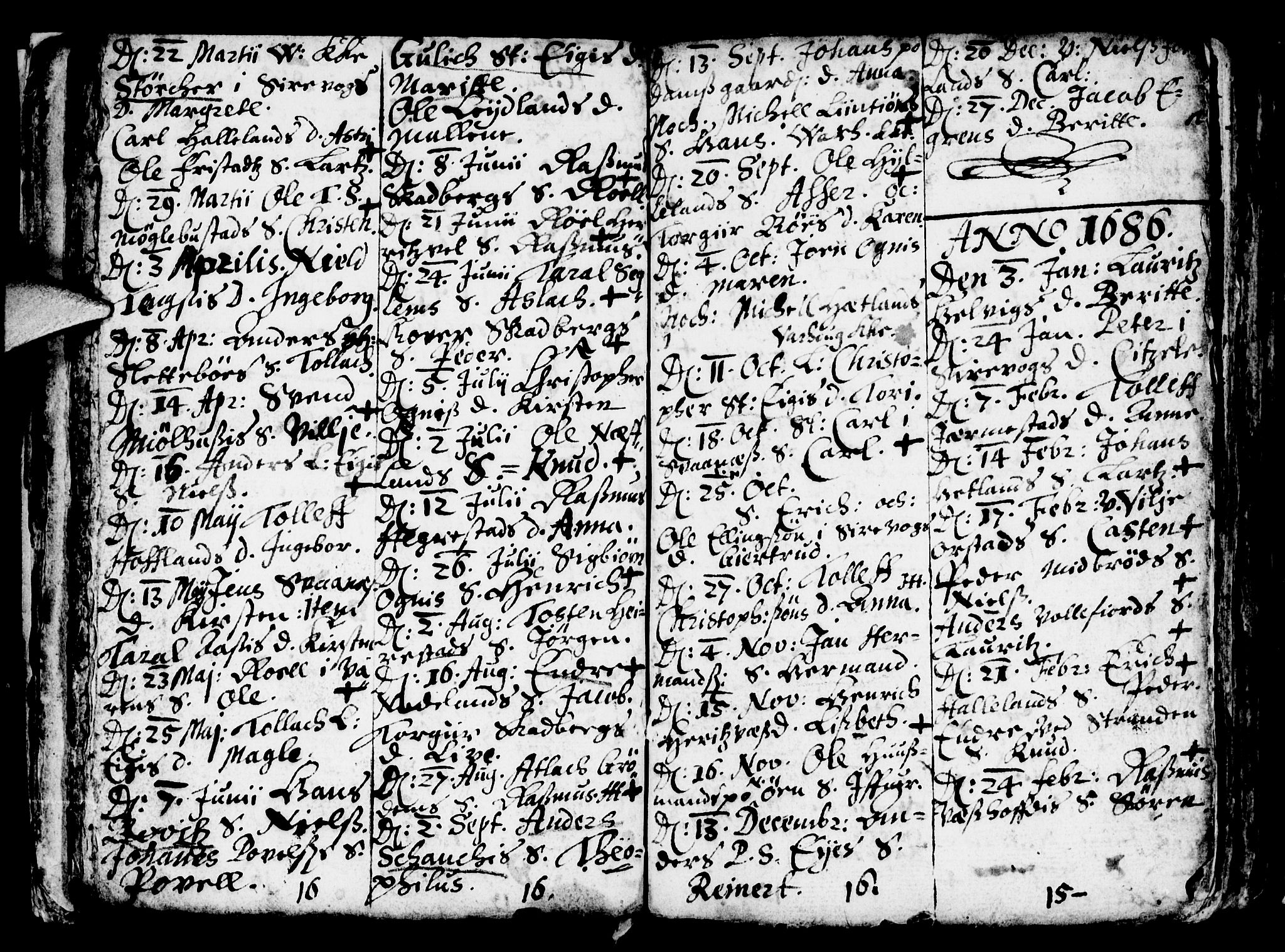 Eigersund sokneprestkontor, AV/SAST-A-101807/001/30/30BA/L0001: Parish register (official) no. A 1, 1664-1717