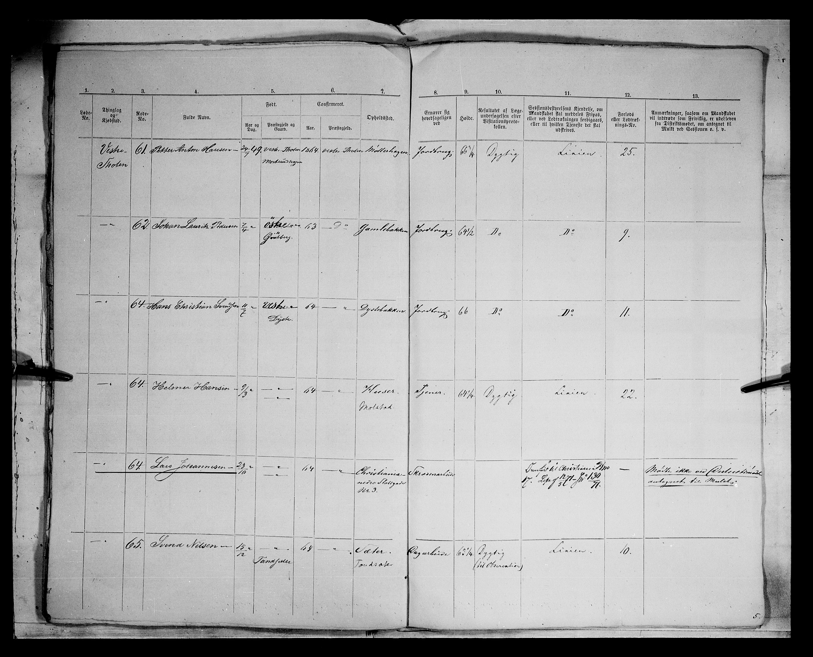 Fylkesmannen i Oppland, AV/SAH-FYO-002/1/K/Kg/L1168: Østre og Vestre Toten, 1871-1879, p. 7847