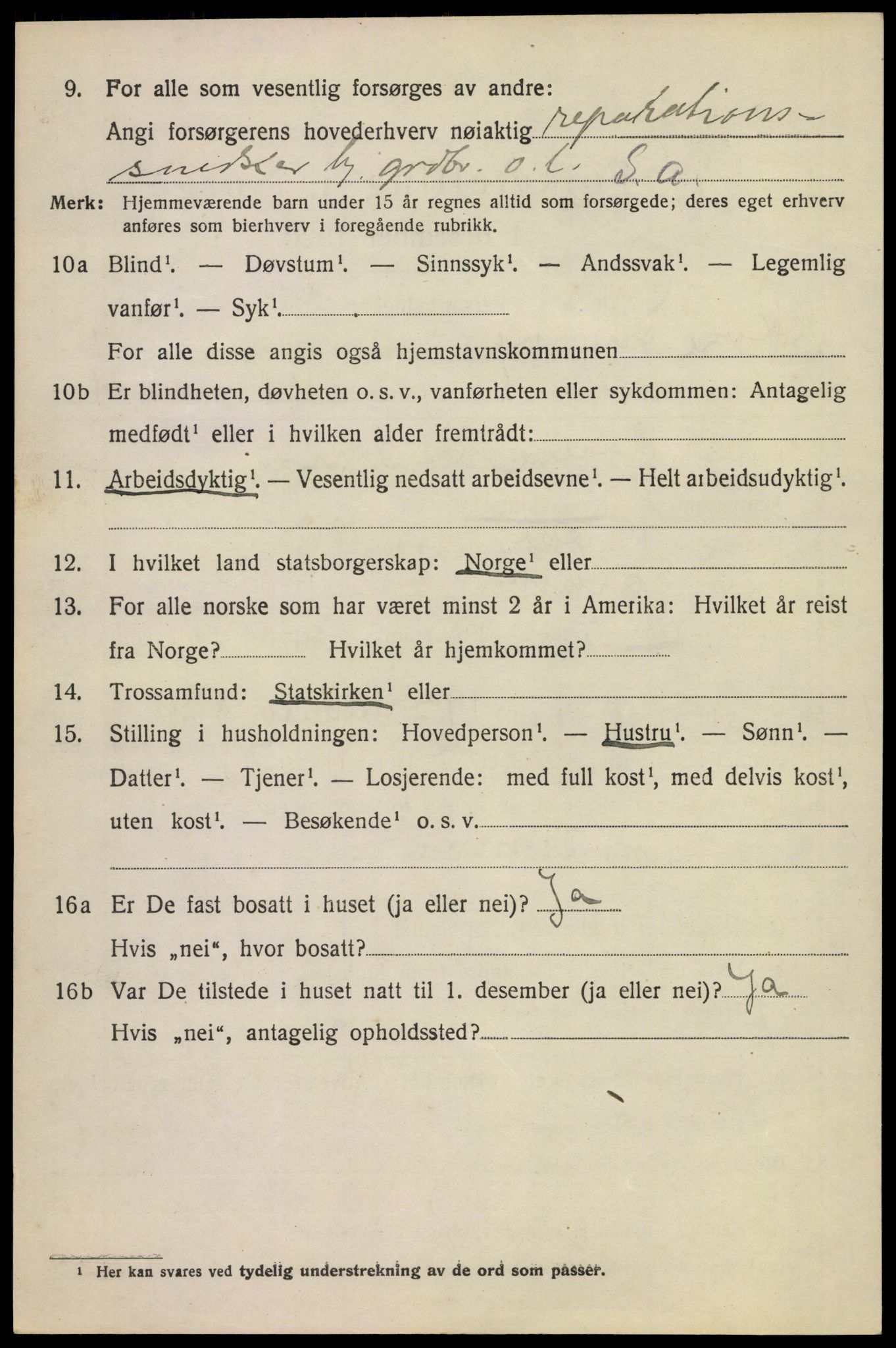 SAKO, 1920 census for Øvre Sandsvær, 1920, p. 4693