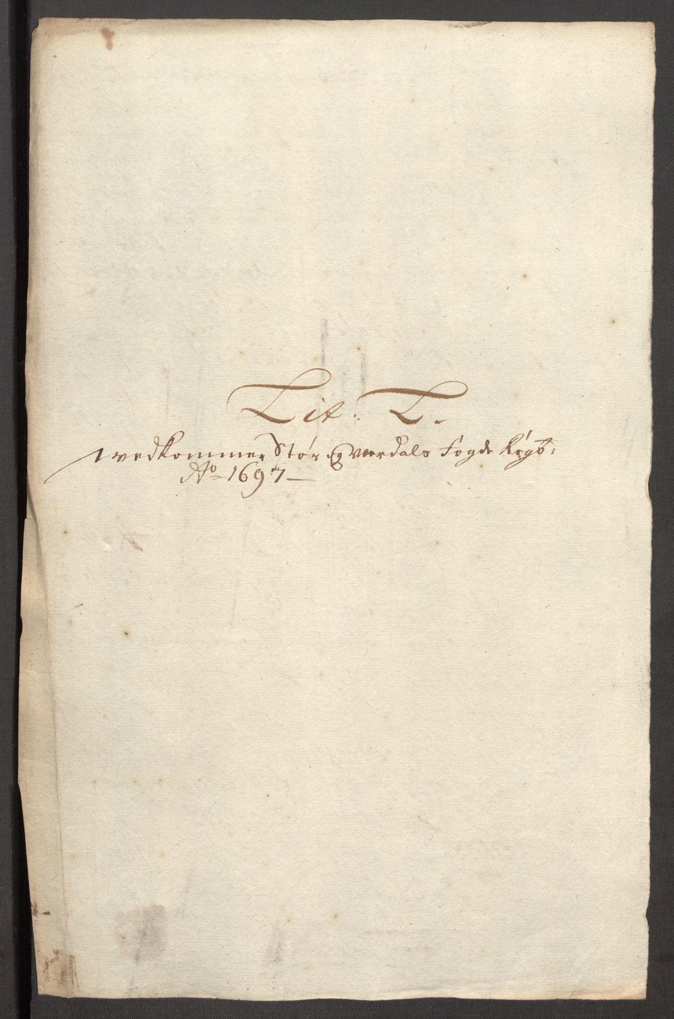 Rentekammeret inntil 1814, Reviderte regnskaper, Fogderegnskap, AV/RA-EA-4092/R62/L4189: Fogderegnskap Stjørdal og Verdal, 1697, p. 134