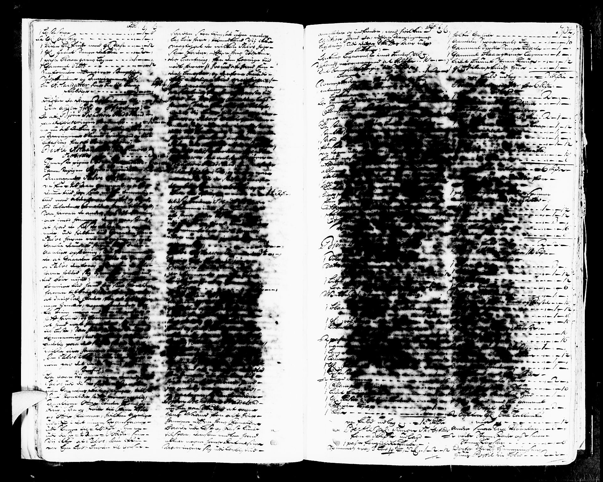 Mandal sorenskriveri, SAK/1221-0005/001/H/Hc/L0008: Skifteprotokoll med register, original i eske nr 4a, 1693-1702, p. 303b-304a