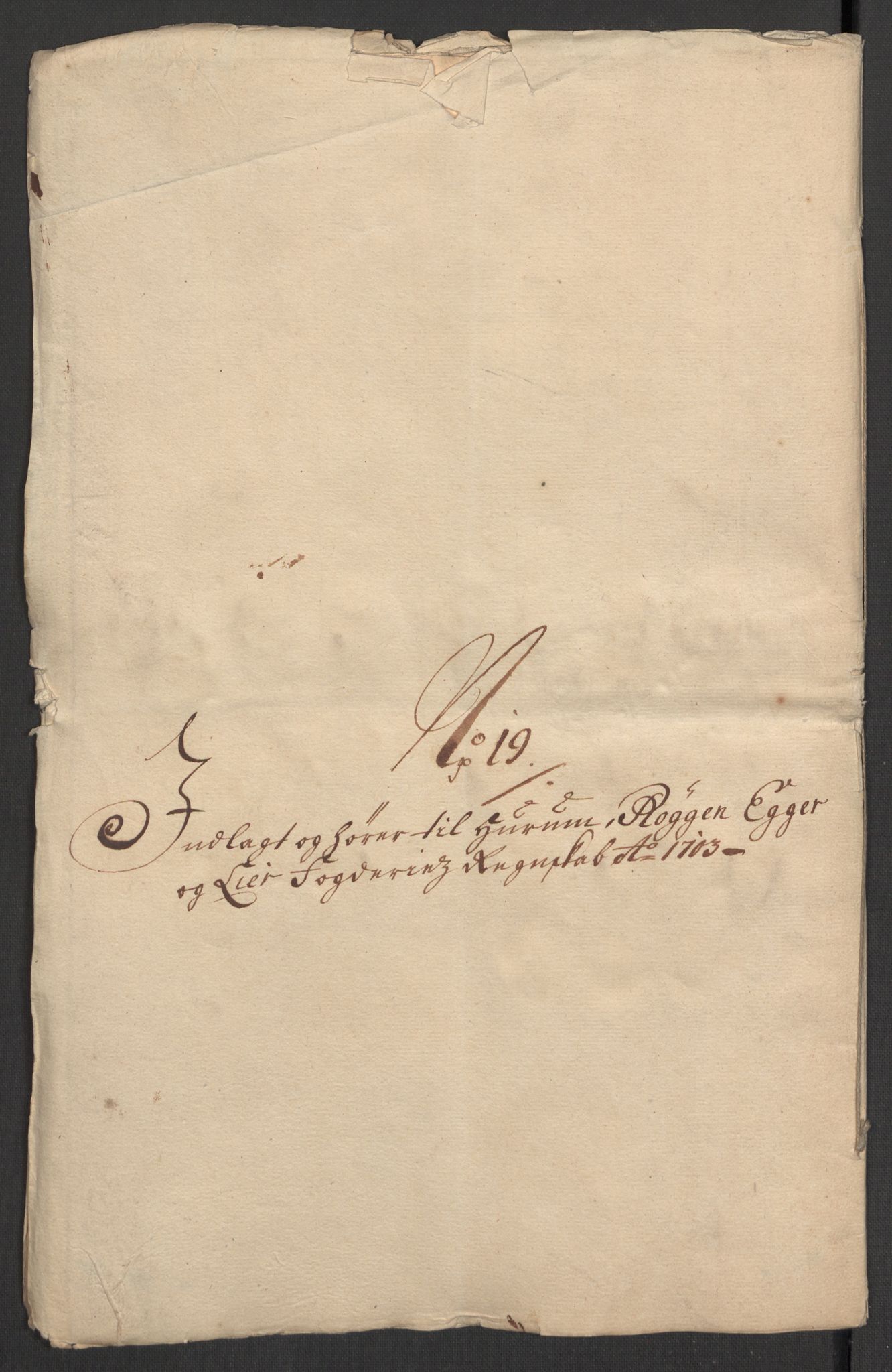 Rentekammeret inntil 1814, Reviderte regnskaper, Fogderegnskap, AV/RA-EA-4092/R30/L1699: Fogderegnskap Hurum, Røyken, Eiker og Lier, 1703, p. 239