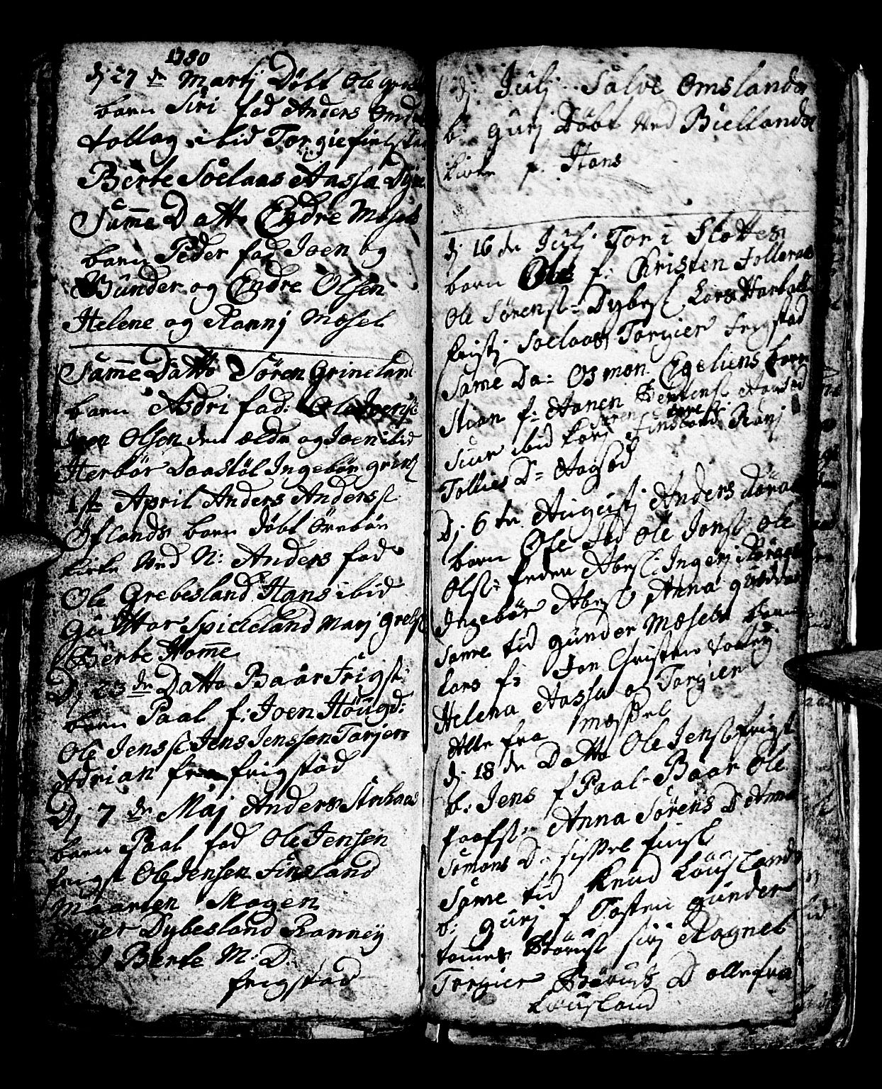 Bjelland sokneprestkontor, AV/SAK-1111-0005/F/Fb/Fbb/L0001: Parish register (copy) no. B 1, 1732-1782, p. 114