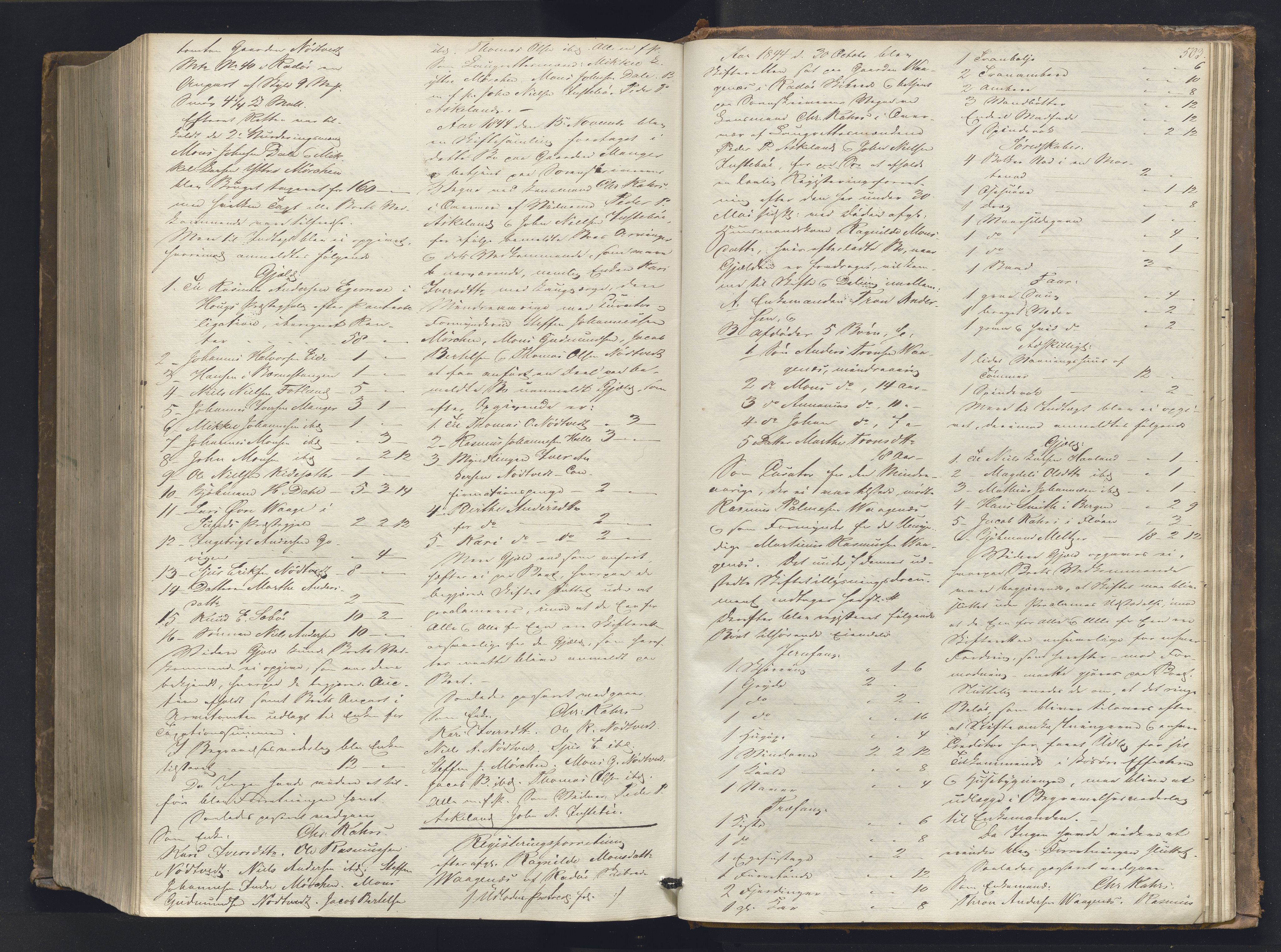 Nordhordland sorenskrivar, AV/SAB-A-2901/1/H/Hb/L0001: Registreringsprotokollar, 1841-1845, p. 503