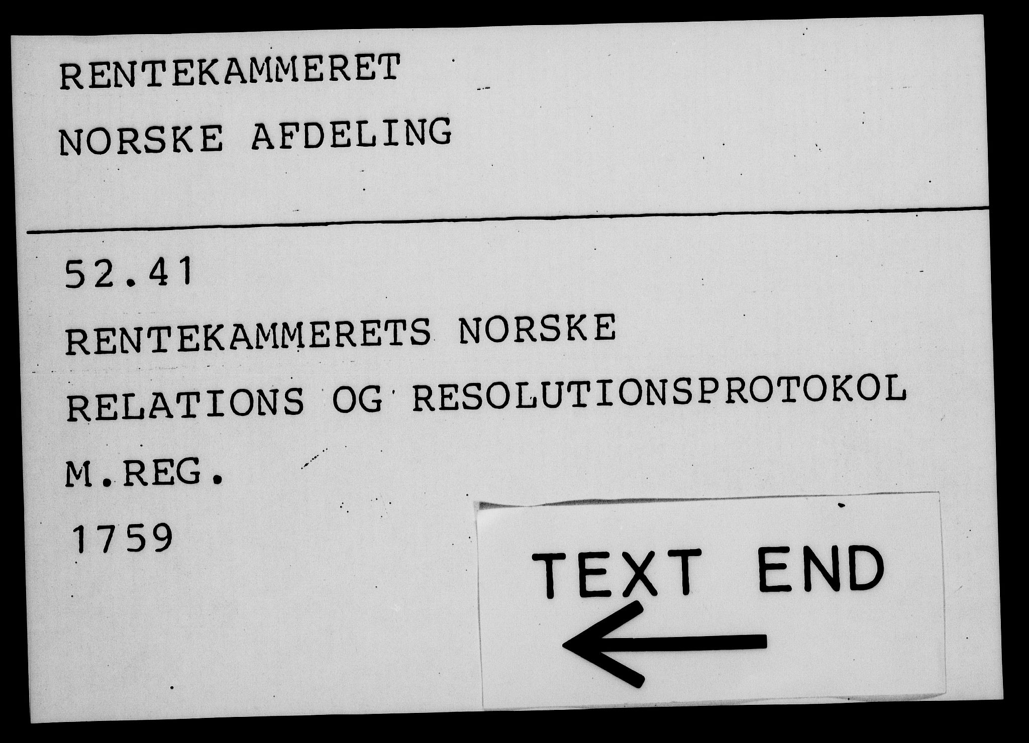 Rentekammeret, Kammerkanselliet, AV/RA-EA-3111/G/Gf/Gfa/L0041: Norsk relasjons- og resolusjonsprotokoll (merket RK 52.41), 1759, p. 702