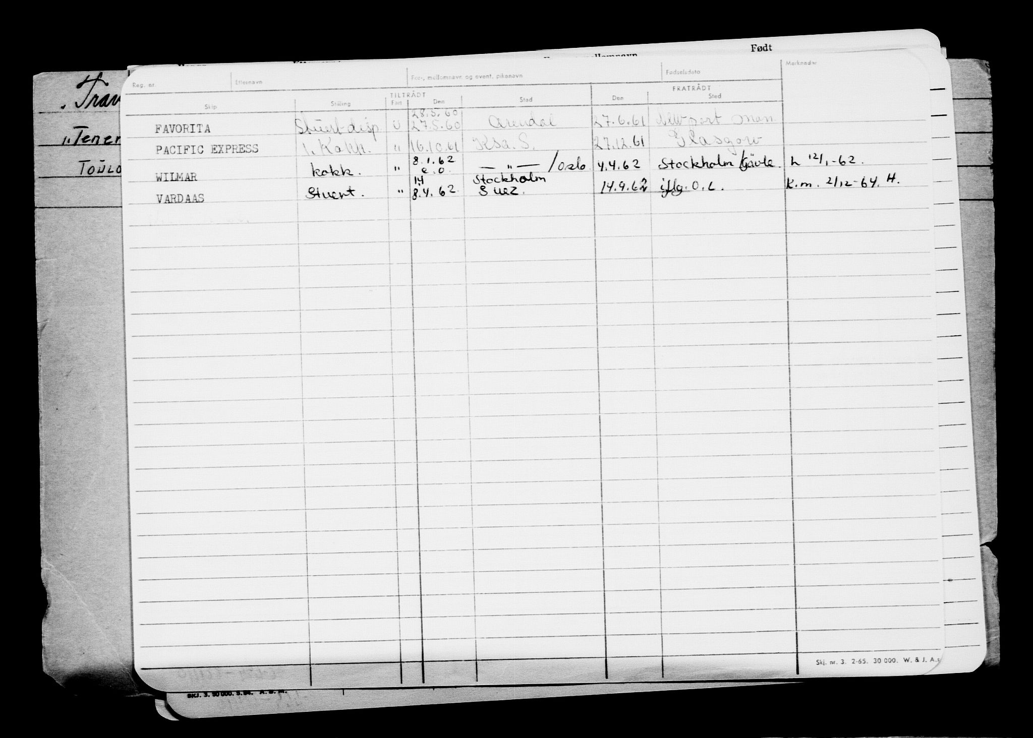 Direktoratet for sjømenn, AV/RA-S-3545/G/Gb/L0212: Hovedkort, 1922, p. 12