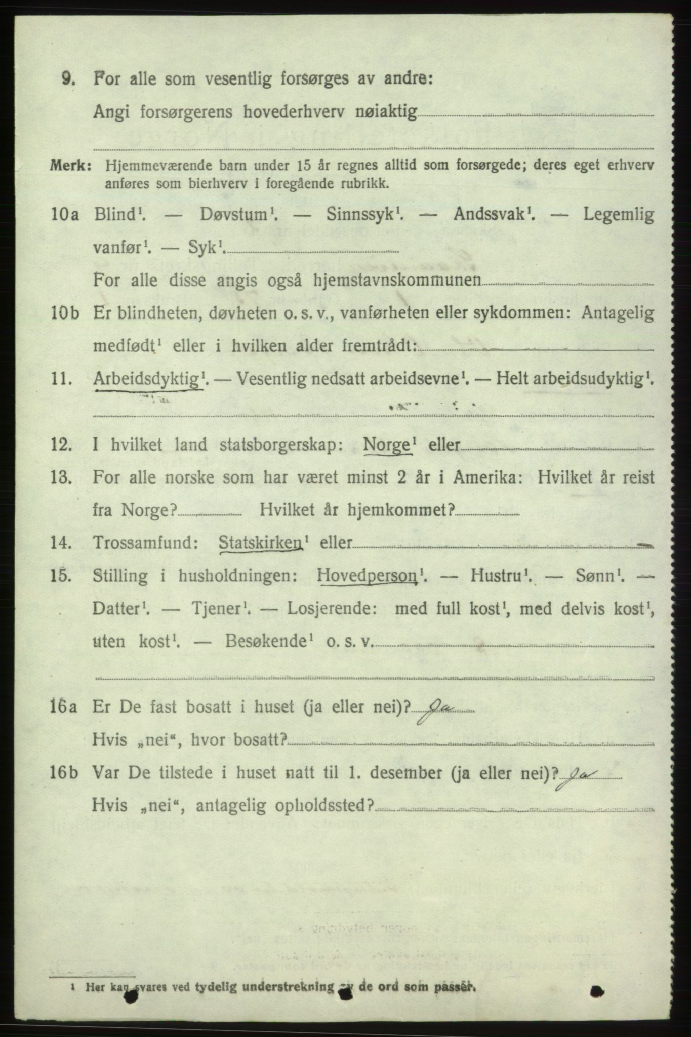 SAB, 1920 census for Skånevik, 1920, p. 4842