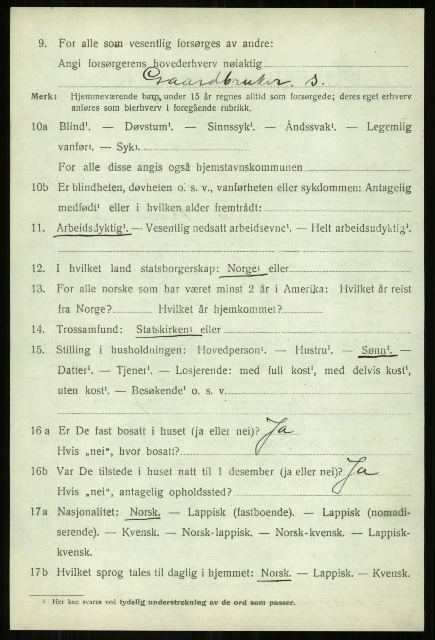 SATØ, 1920 census for Målselv, 1920, p. 6048