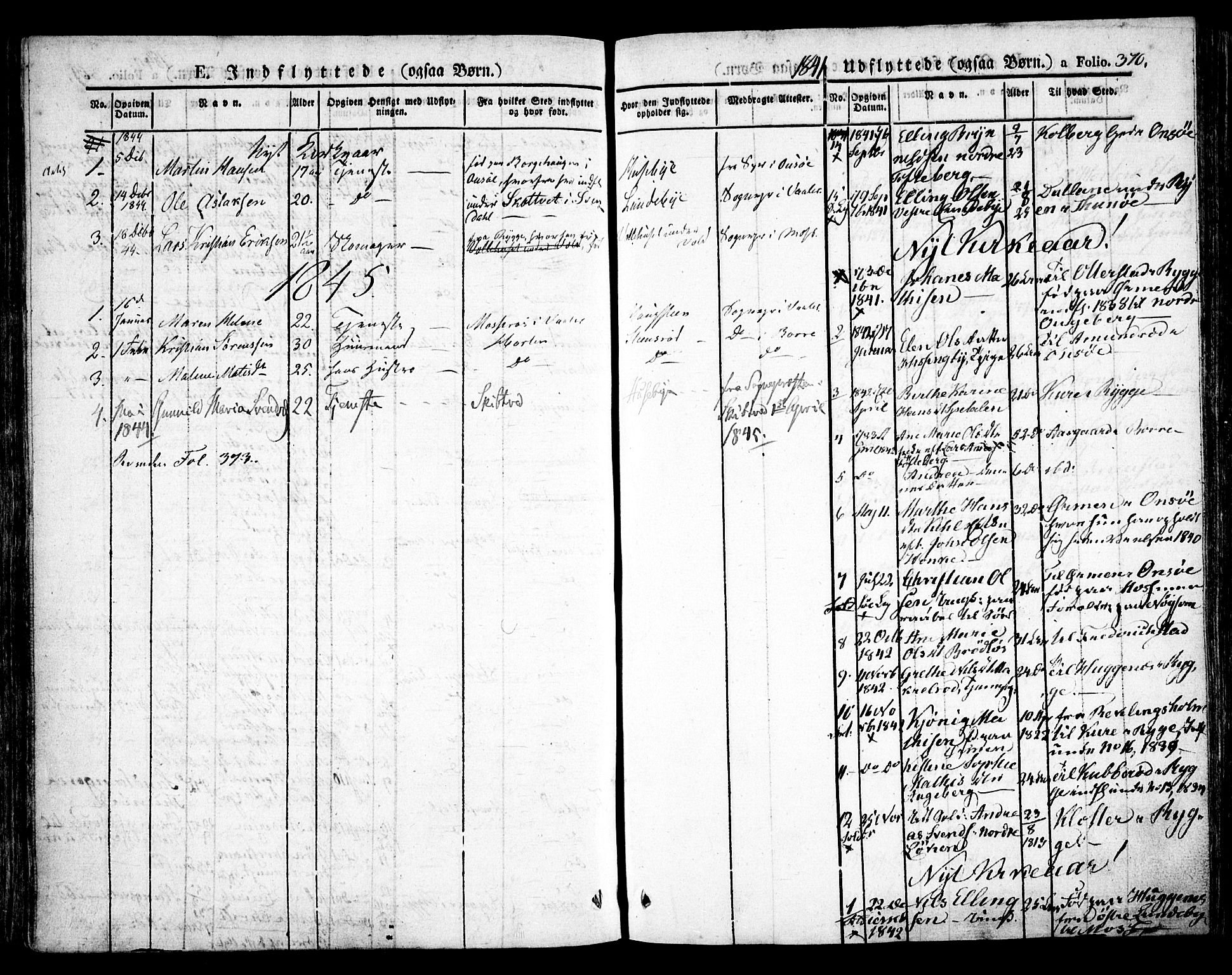 Råde prestekontor kirkebøker, SAO/A-2009/F/Fa/L0005: Parish register (official) no. 5, 1830-1853, p. 370