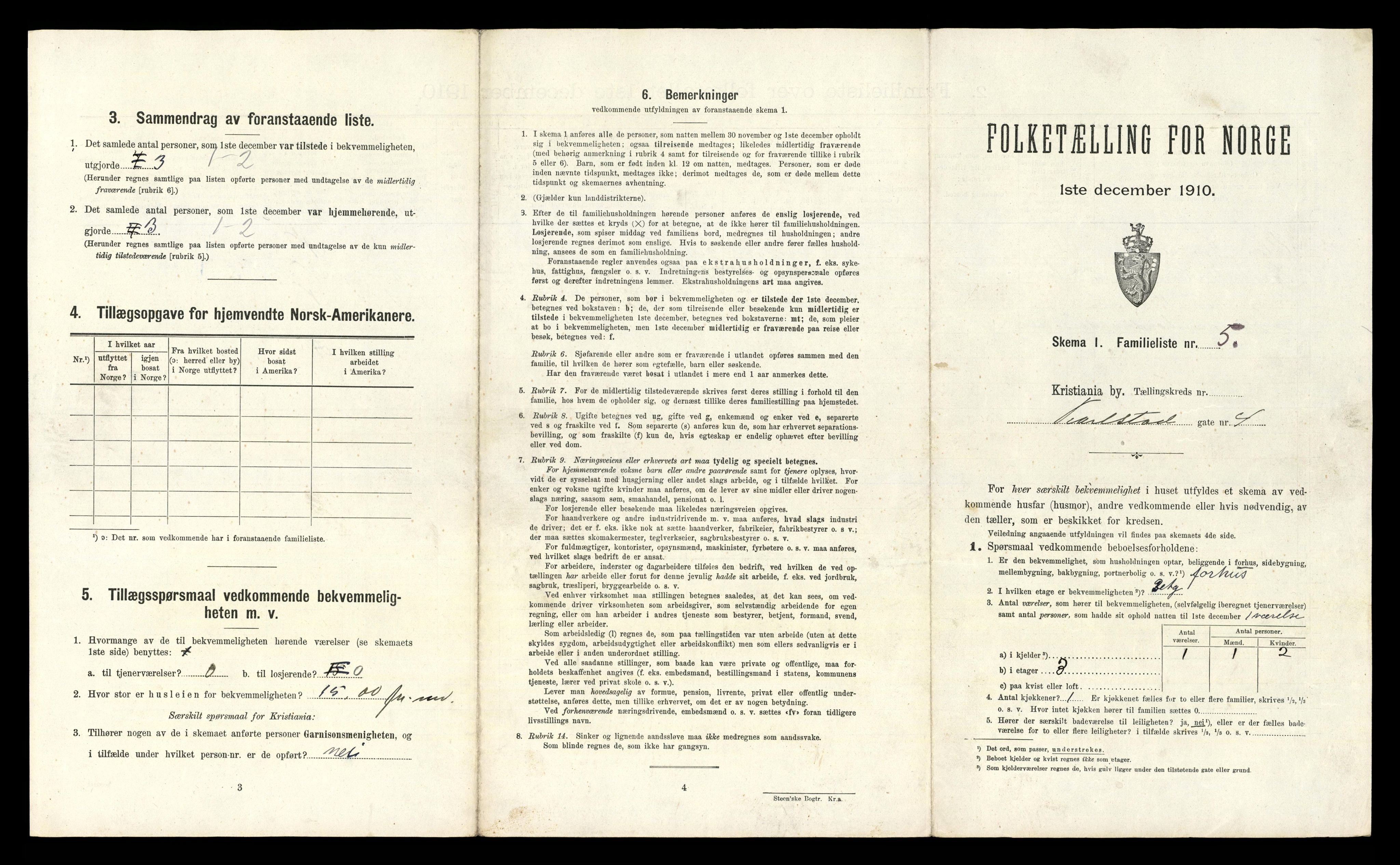 RA, 1910 census for Kristiania, 1910, p. 47763