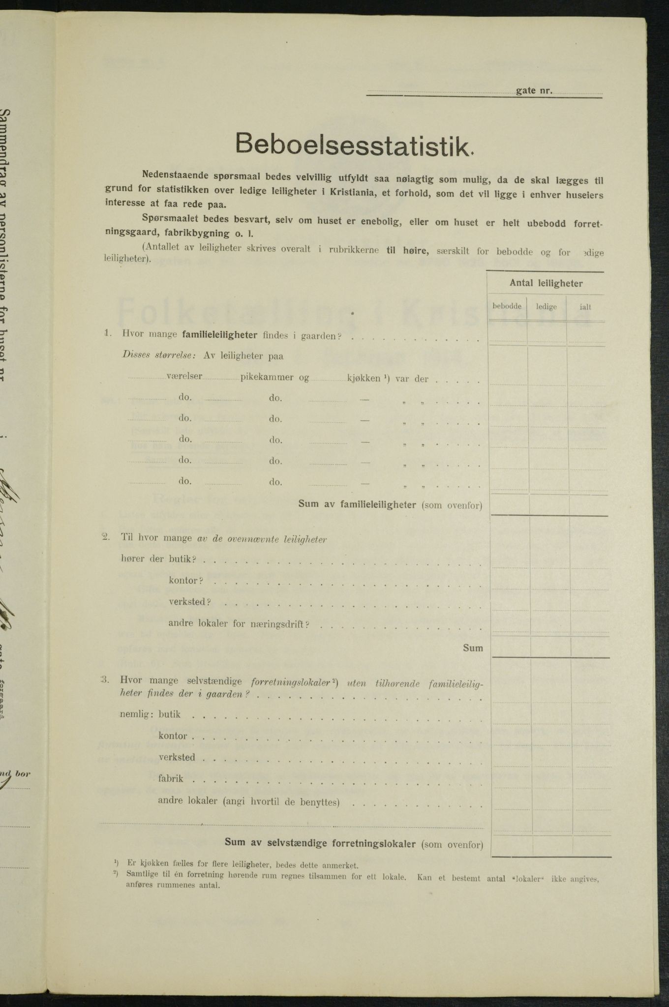 OBA, Municipal Census 1914 for Kristiania, 1914, p. 818