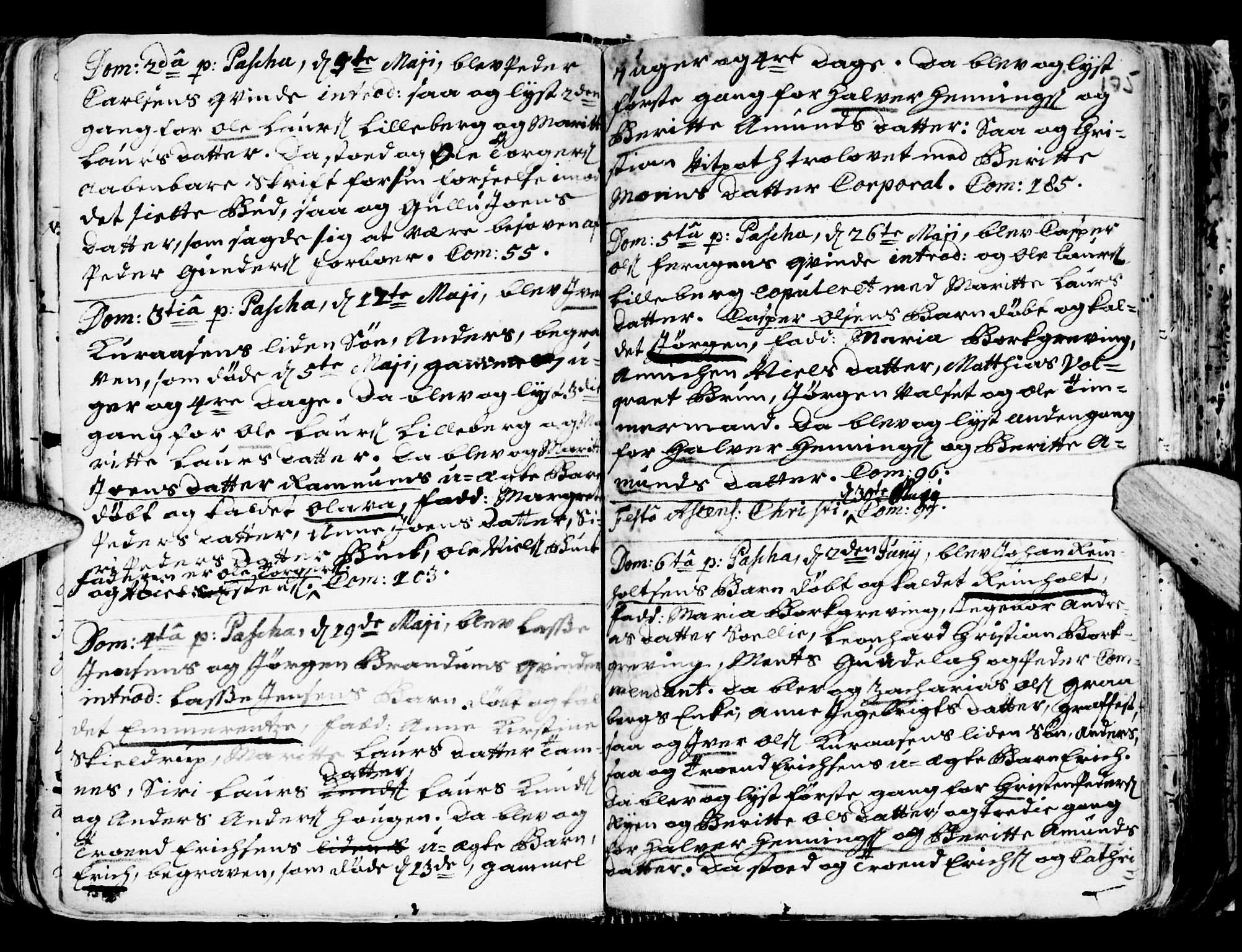 Ministerialprotokoller, klokkerbøker og fødselsregistre - Sør-Trøndelag, SAT/A-1456/681/L0924: Parish register (official) no. 681A02, 1720-1731, p. 174-175