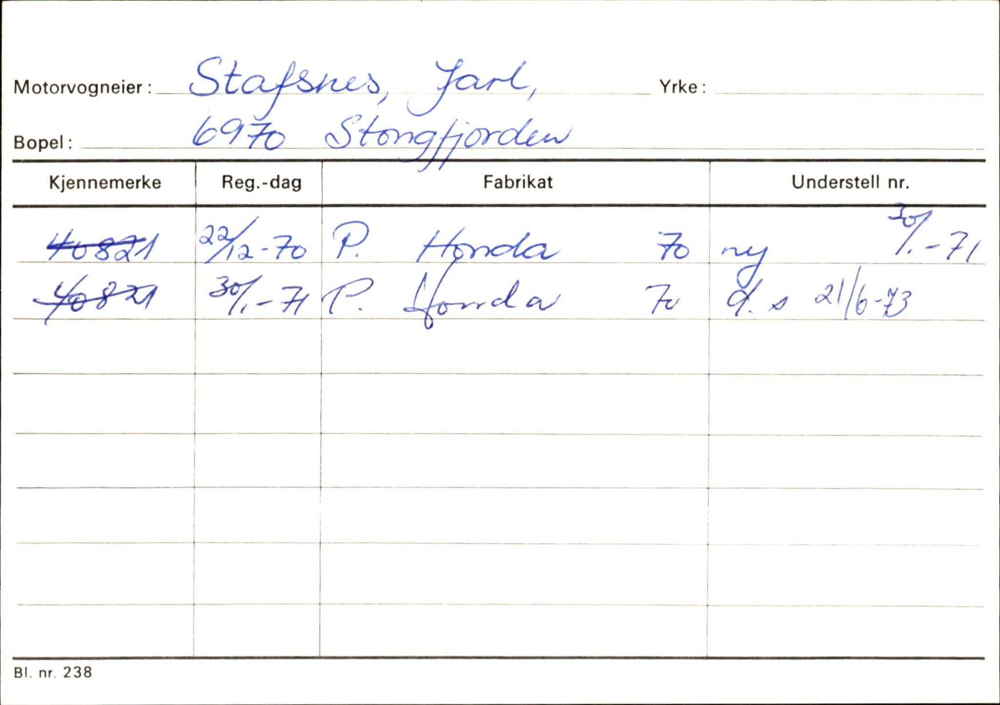 Statens vegvesen, Sogn og Fjordane vegkontor, AV/SAB-A-5301/4/F/L0132: Eigarregister Askvoll A-Å. Balestrand A-Å, 1945-1975, p. 1186