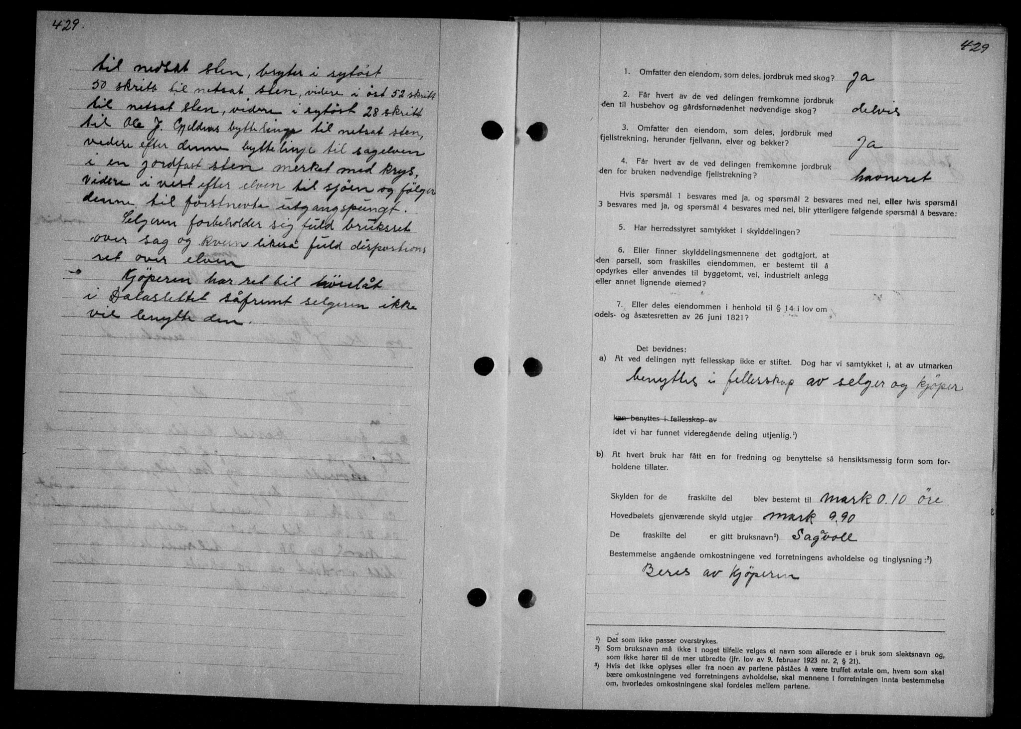 Nordmøre sorenskriveri, AV/SAT-A-4132/1/2/2Ca/L0079: Mortgage book no. 69, 1933-1933, Deed date: 02.10.1933