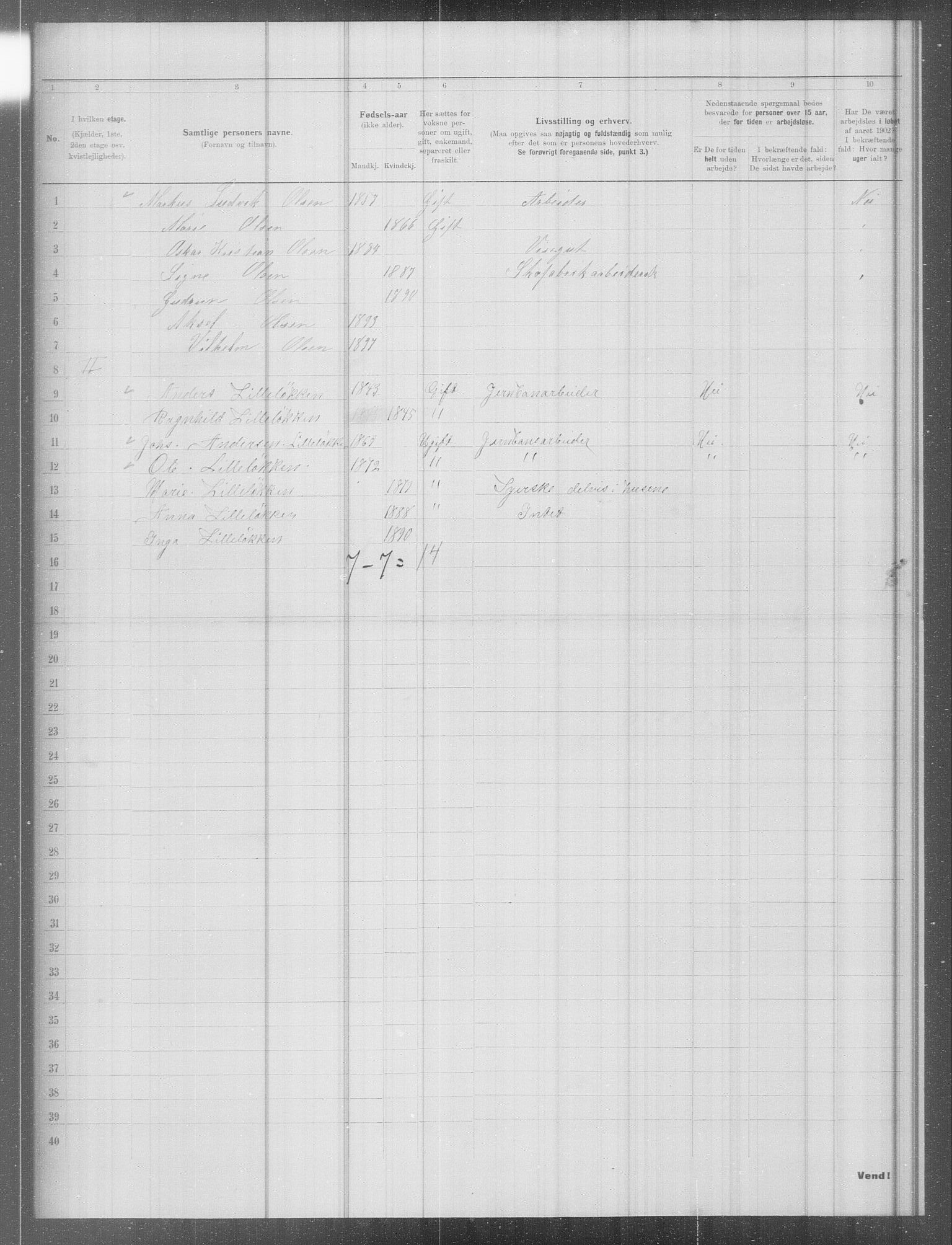 OBA, Municipal Census 1902 for Kristiania, 1902, p. 8125