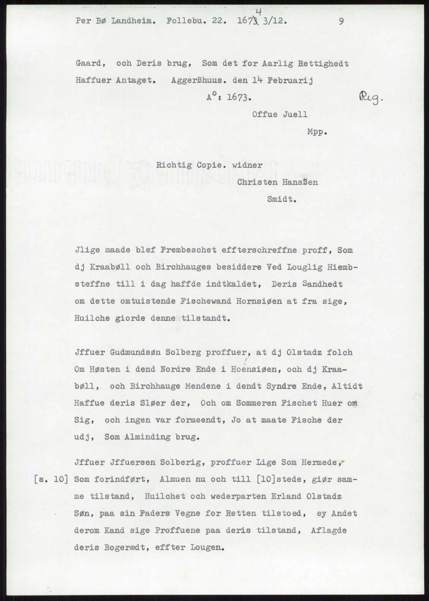 Samlinger til kildeutgivelse, Diplomavskriftsamlingen, AV/RA-EA-4053/H/Ha, p. 3109