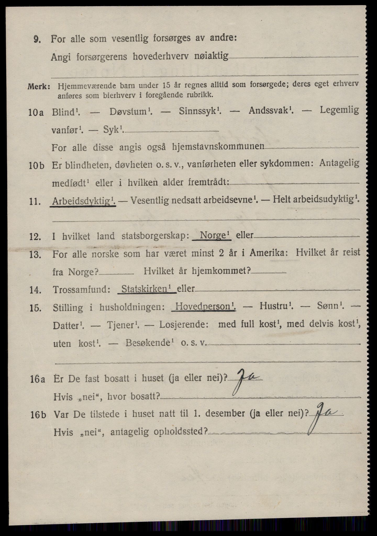 SAT, 1920 census for Norddal, 1920, p. 4790