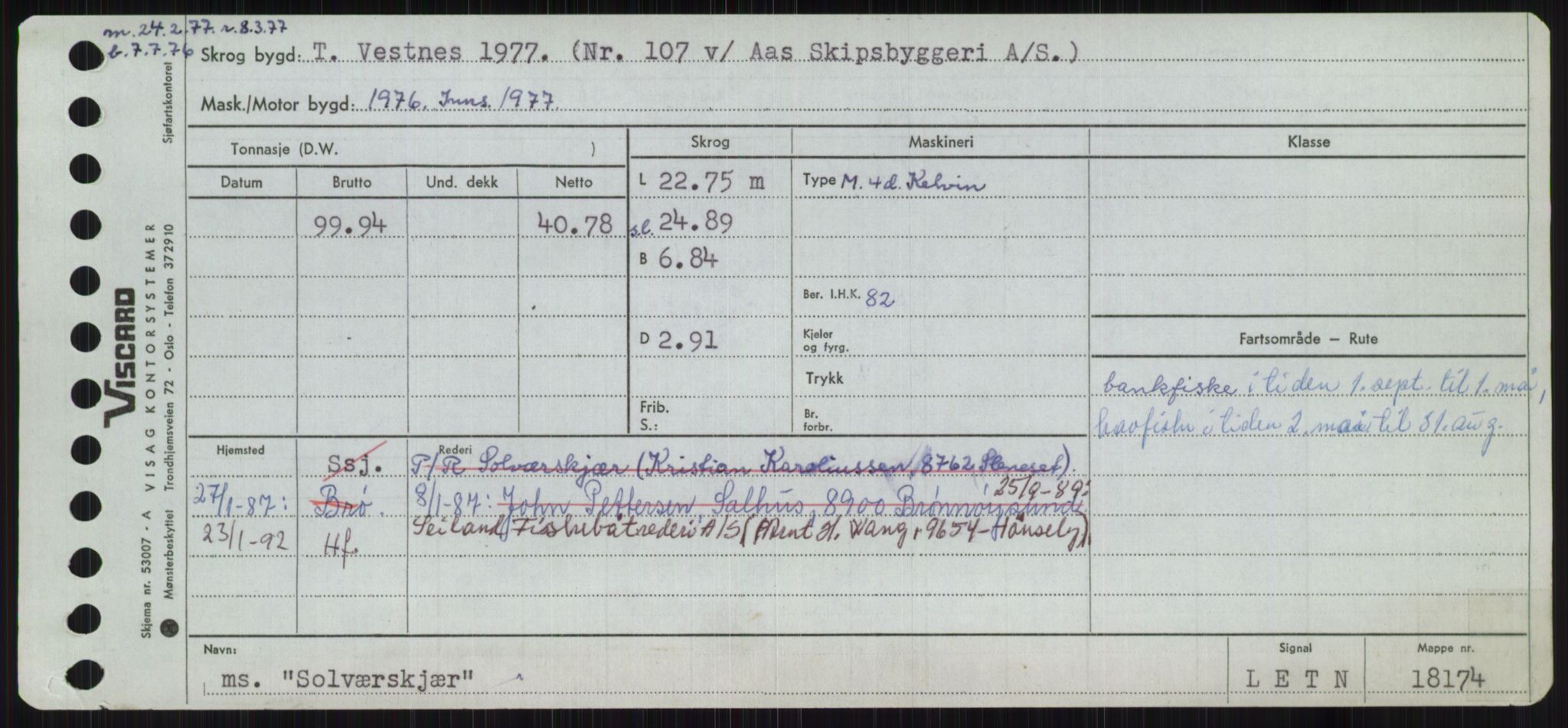 Sjøfartsdirektoratet med forløpere, Skipsmålingen, RA/S-1627/H/Ha/L0005/0002: Fartøy, S-Sven / Fartøy, Skjo-Sven, p. 259